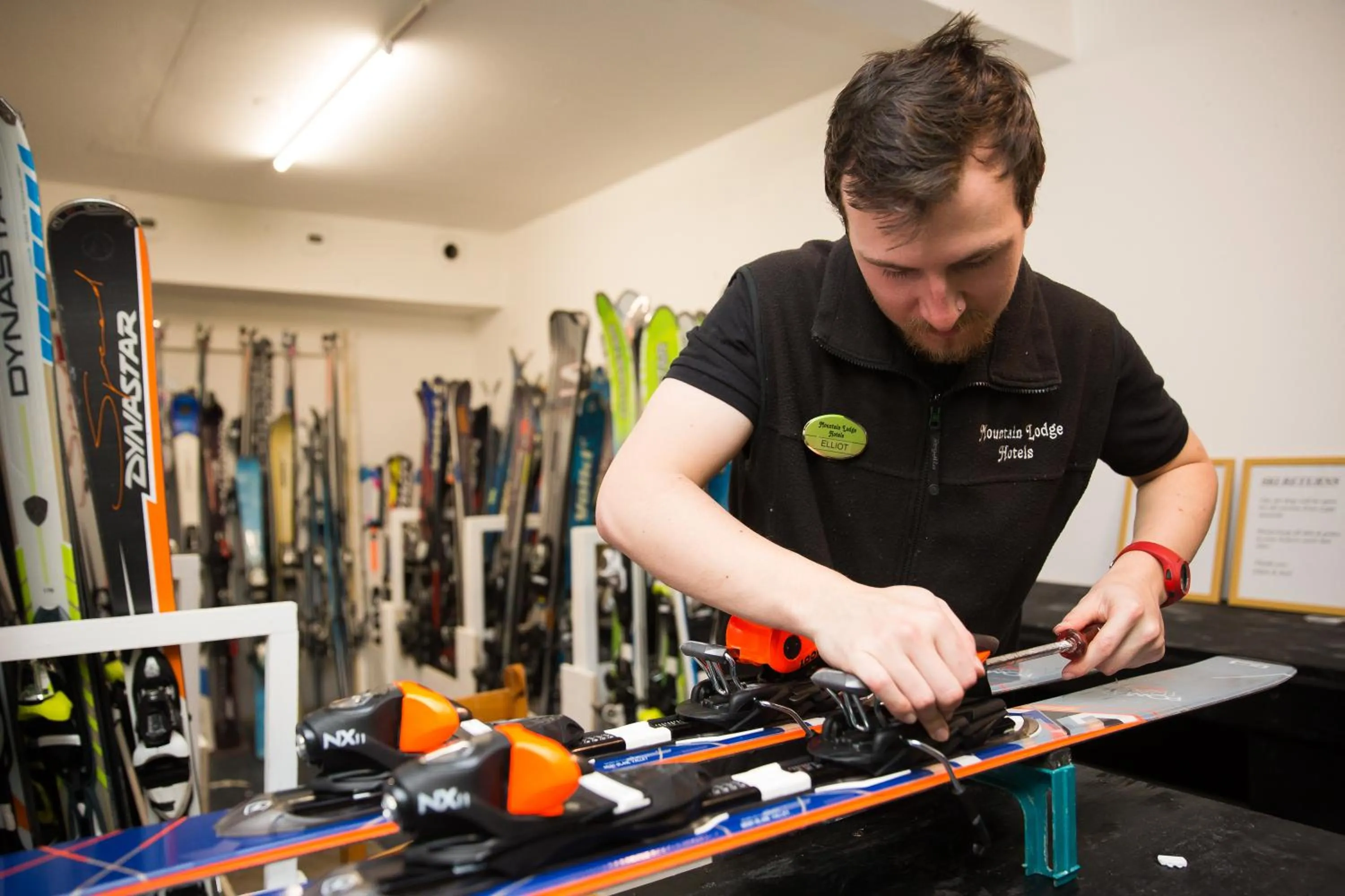 Skiing in Hotel l'Aigle