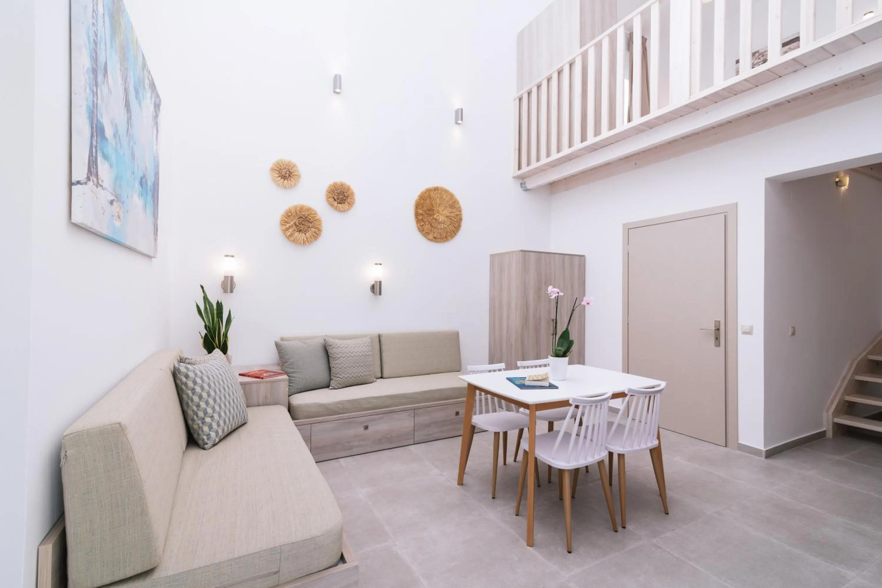 Seating area in Matala Prime Villas