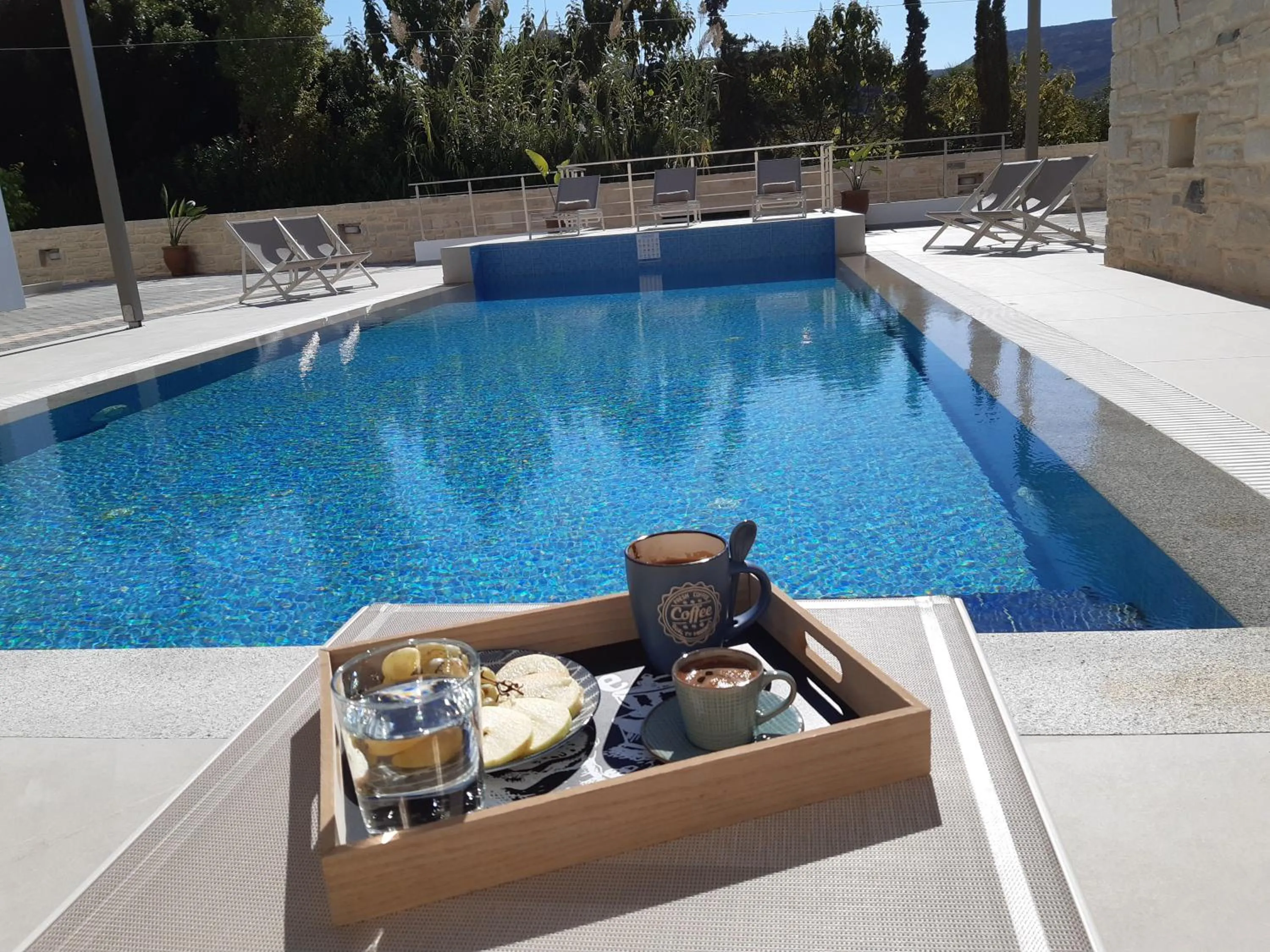 Swimming pool in Matala Prime Villas