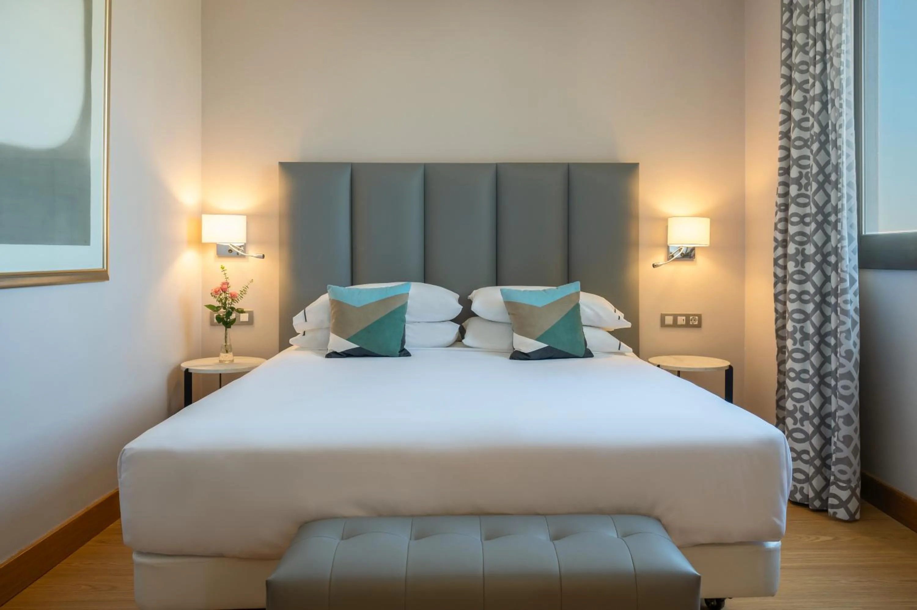 Bed in Hesperia Barcelona Sant Just