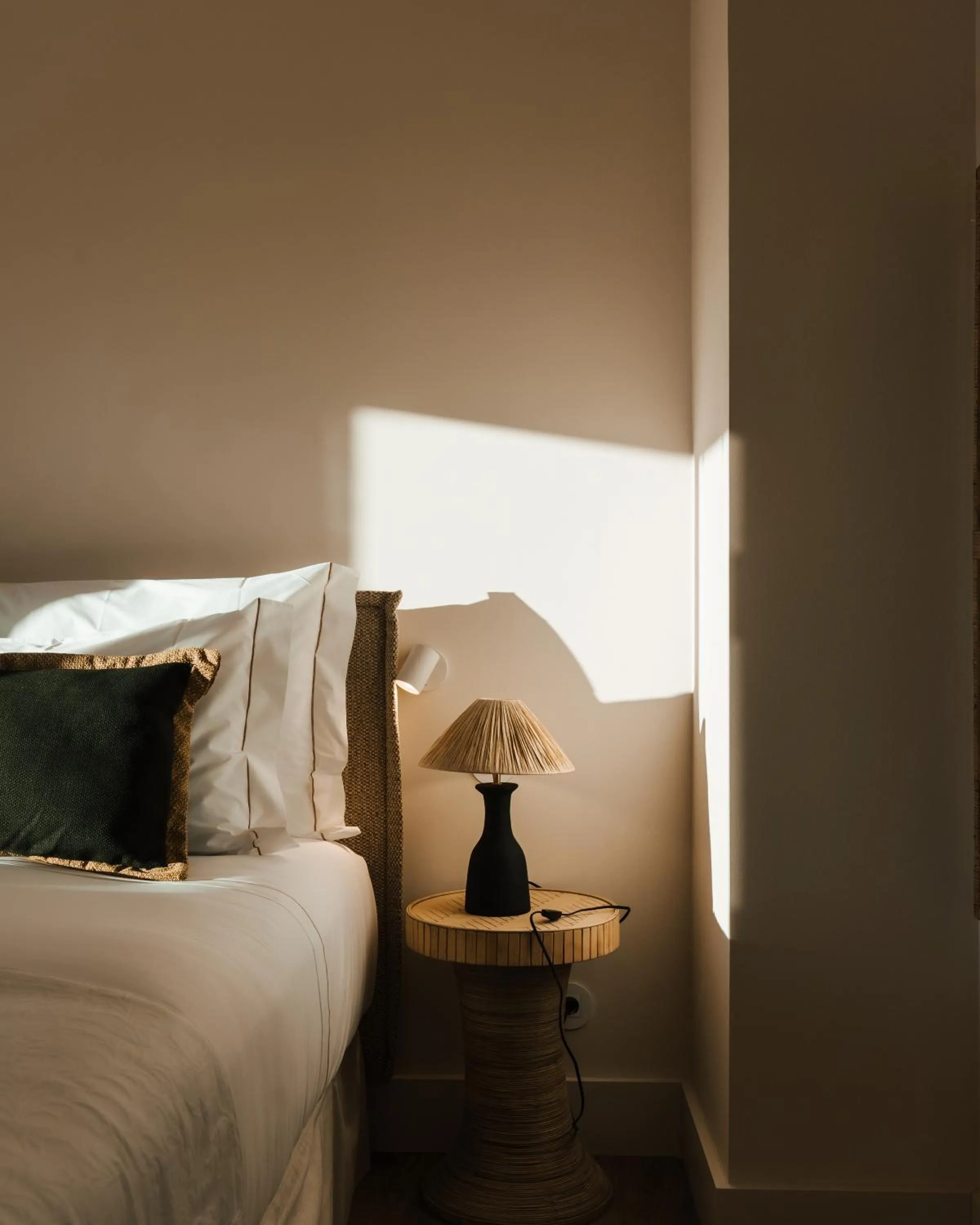 Decorative detail, Bed in AlmaLusa Comporta