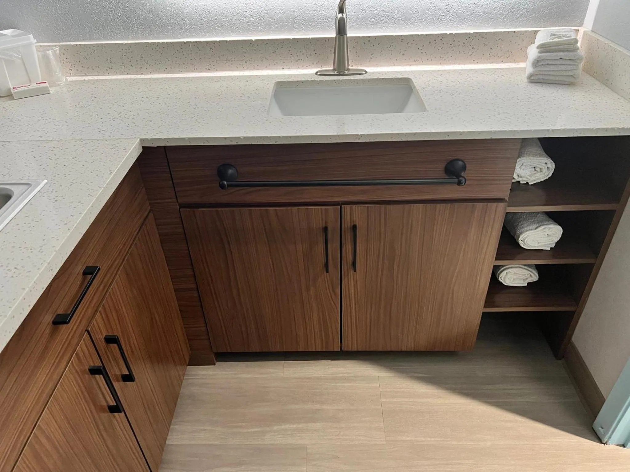 Bathroom in HomeTowne Studios by Red Roof Georgetown, KY