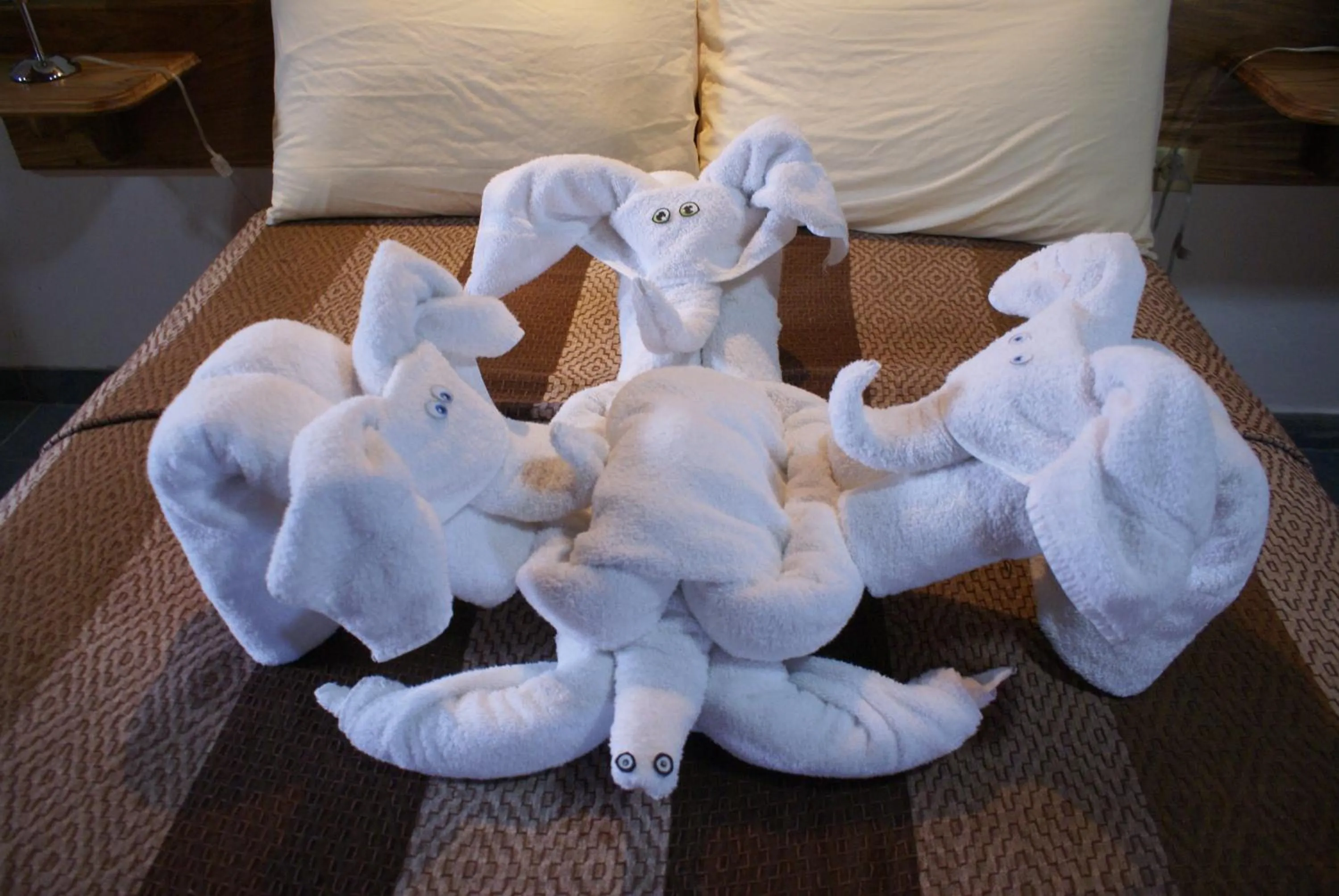 Decorative detail, Bed in Hotel Posada Los Delfines