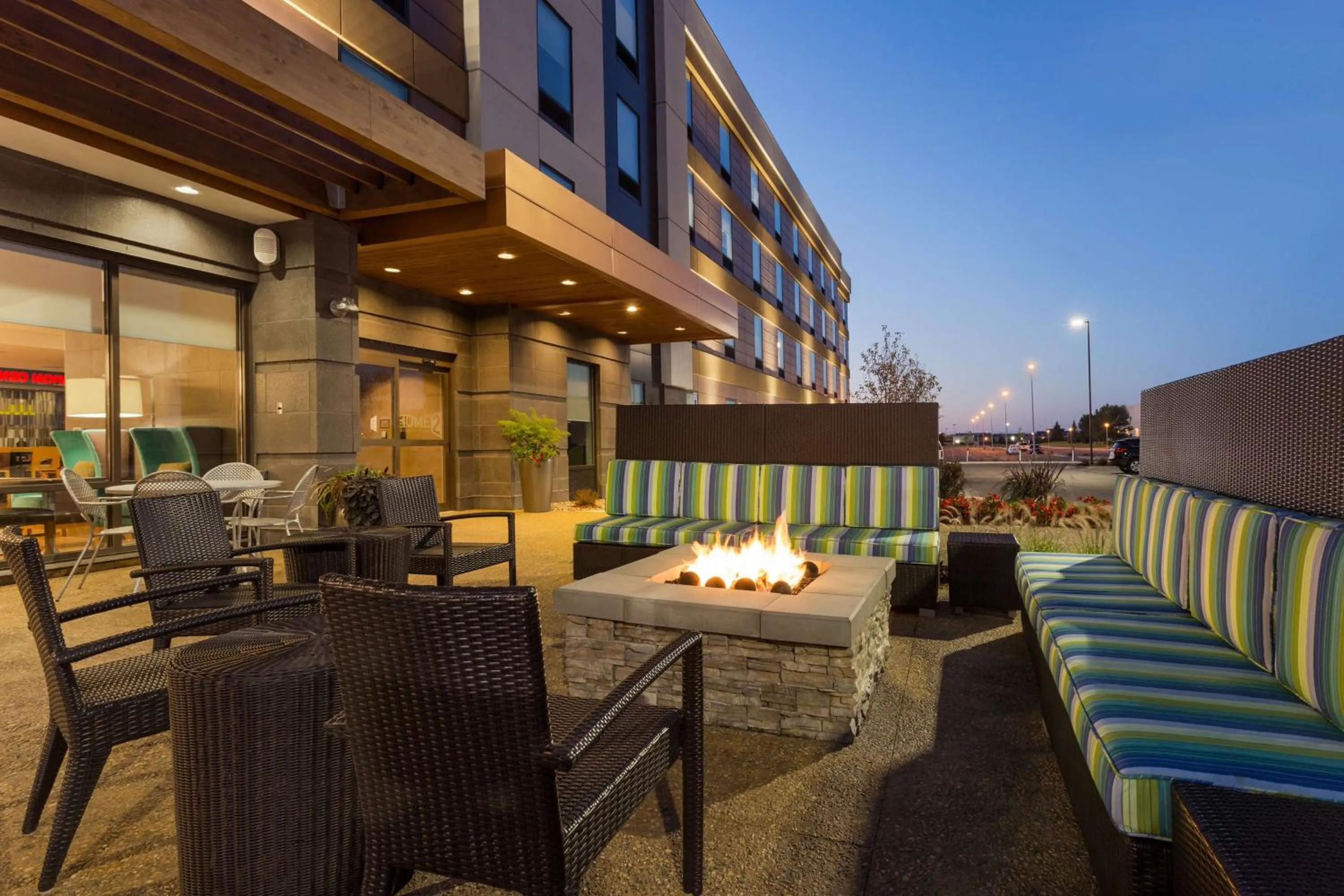Patio in Home2 Suites by Hilton Fargo