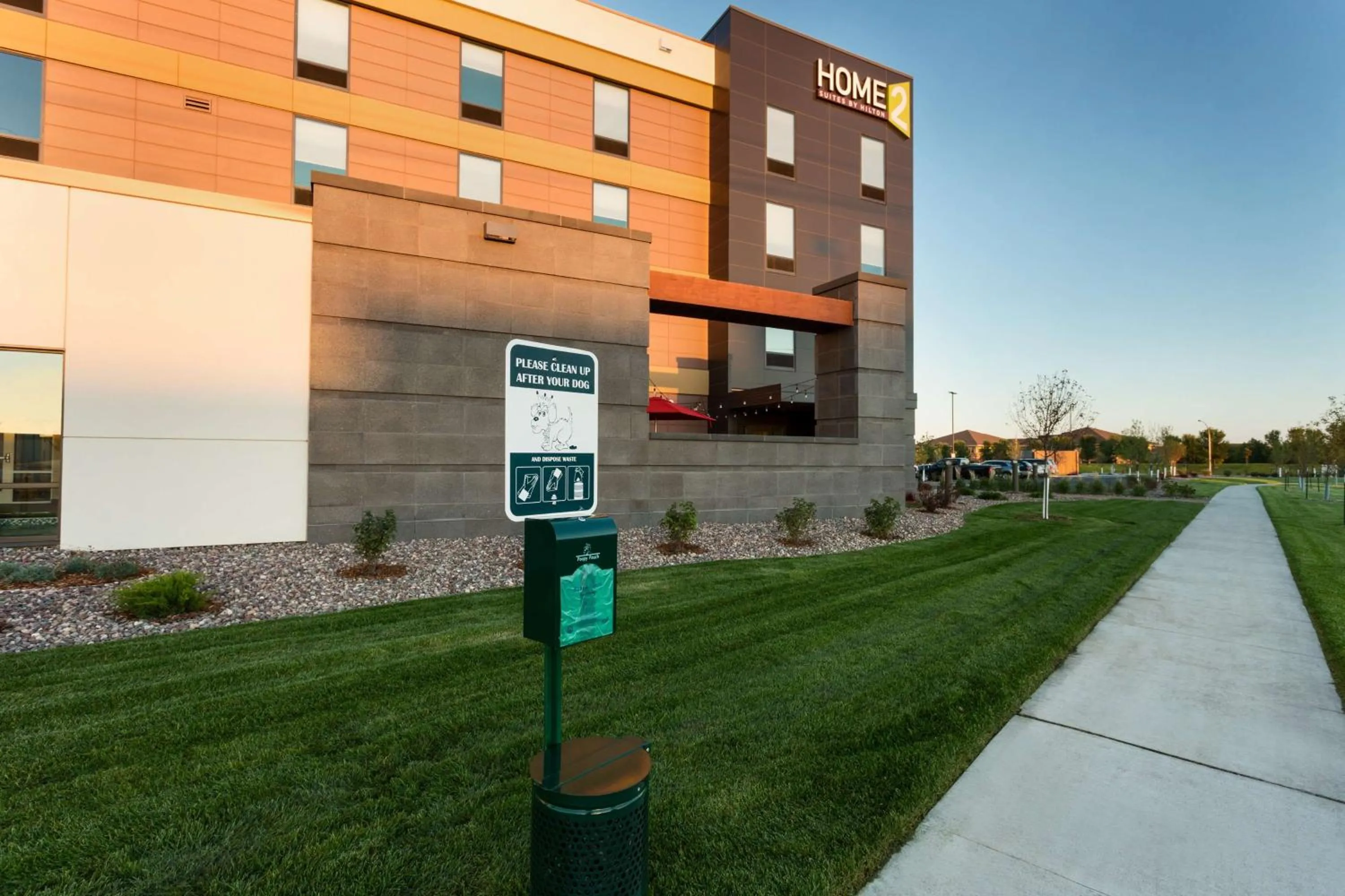 Property building in Home2 Suites by Hilton Fargo