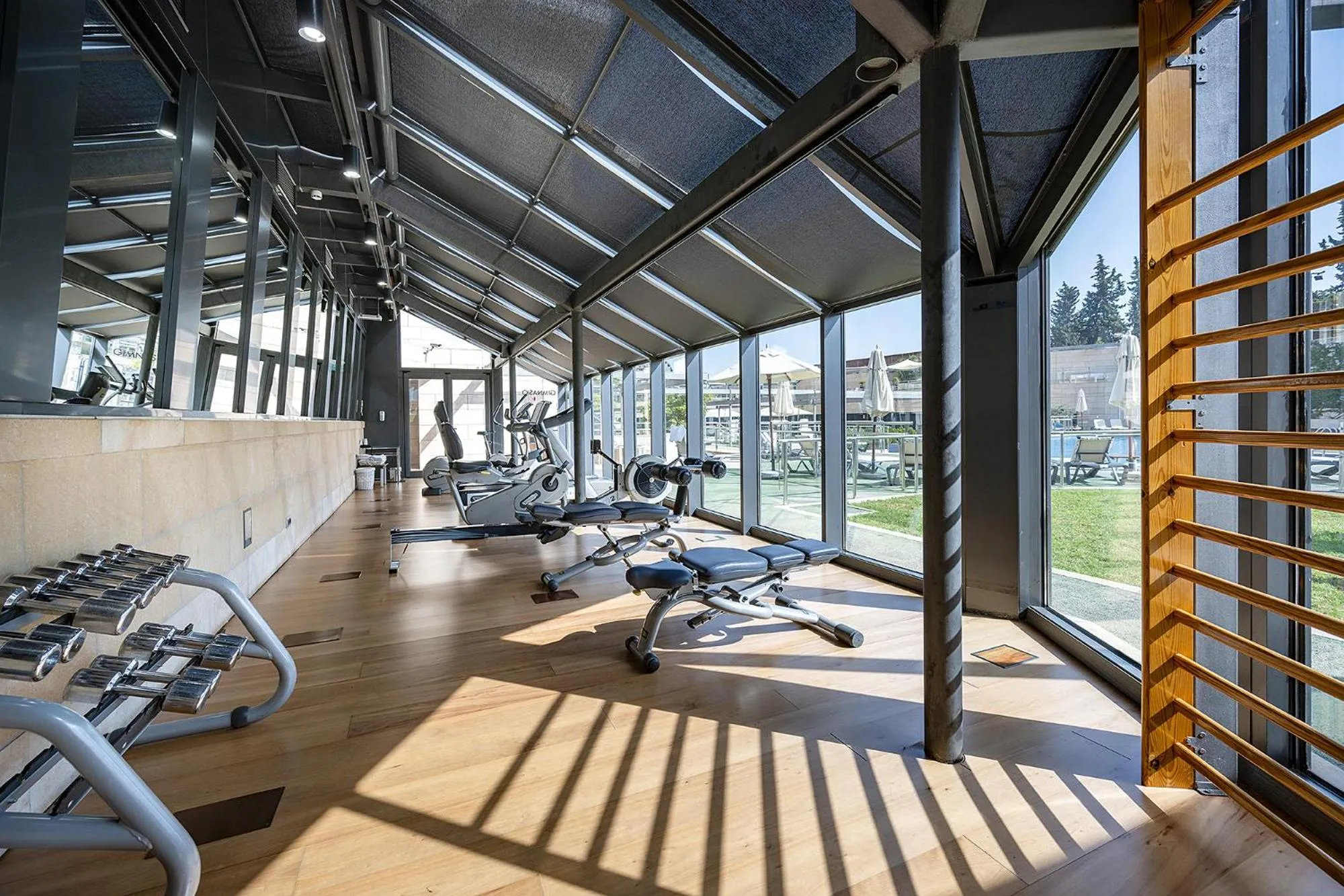 Fitness centre/facilities in Hotel Nelva