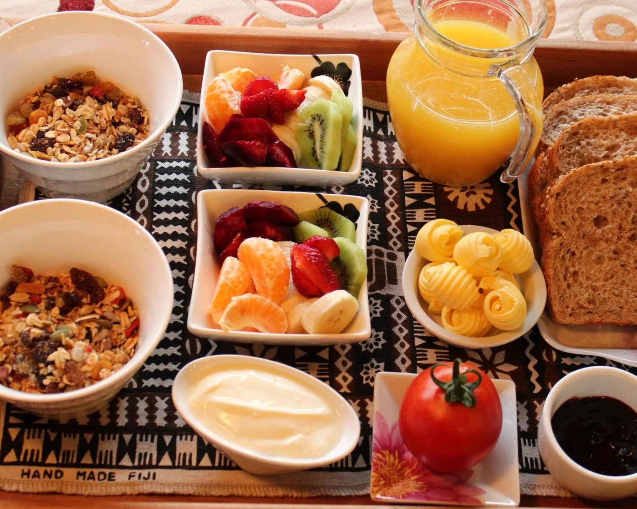 Continental breakfast in Annick House Bed and Breakfast
