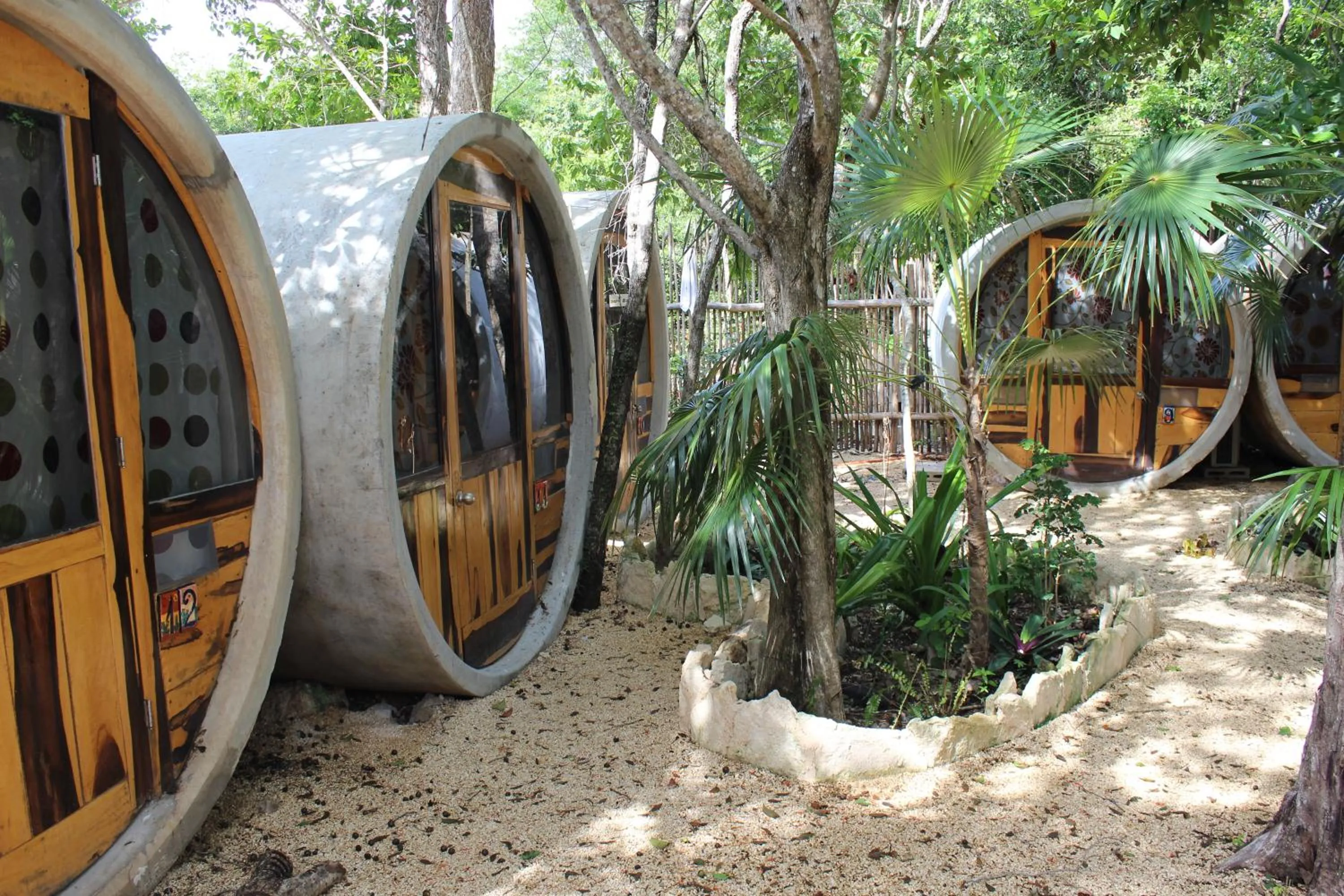 Property building in Tubo Tulum Hostel