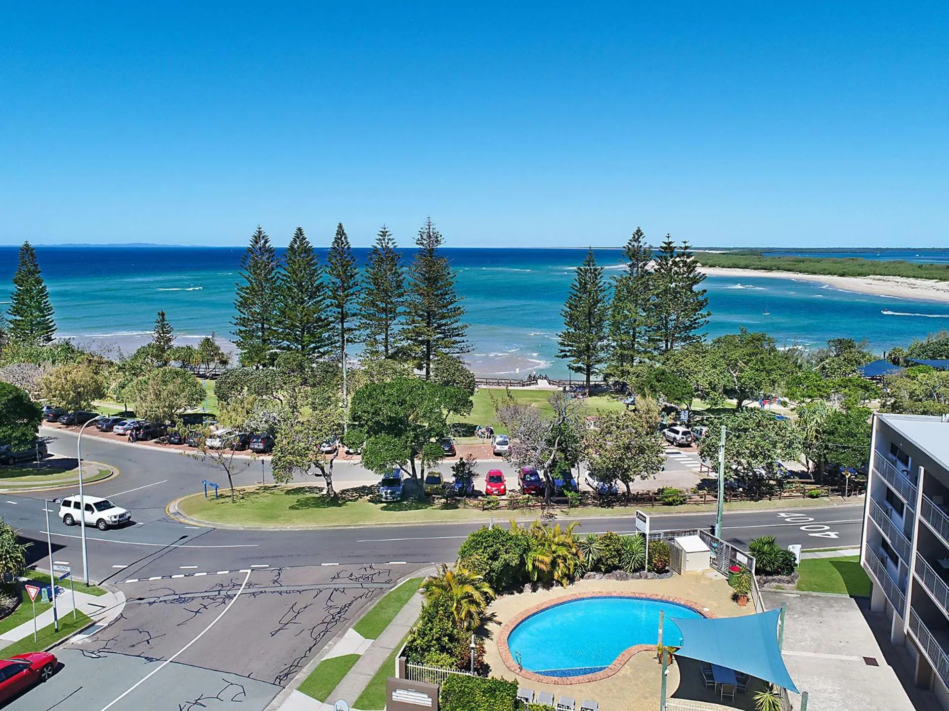 Swimming pool in Joanne Apartments