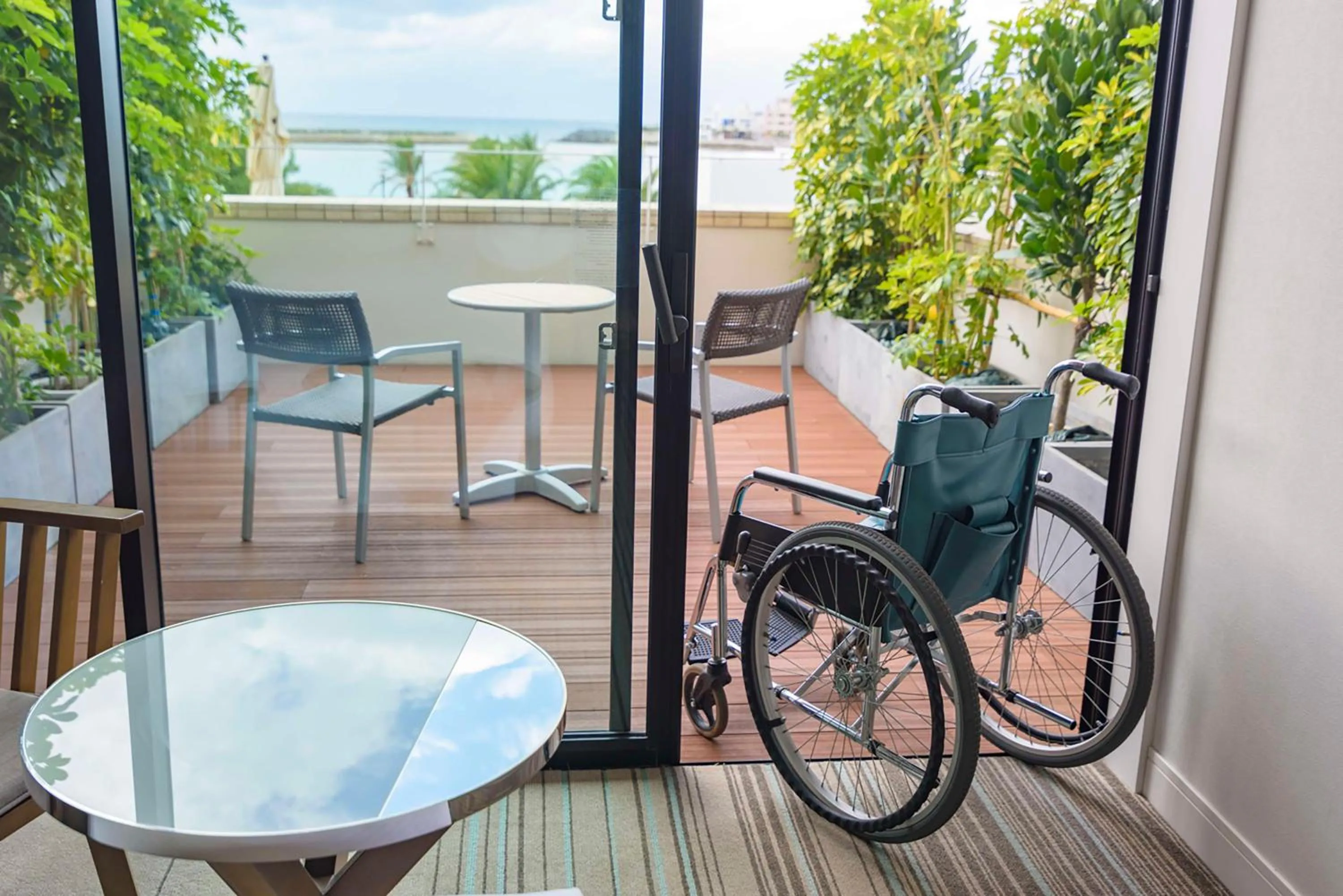 Bed in Hilton Okinawa Chatan Resort