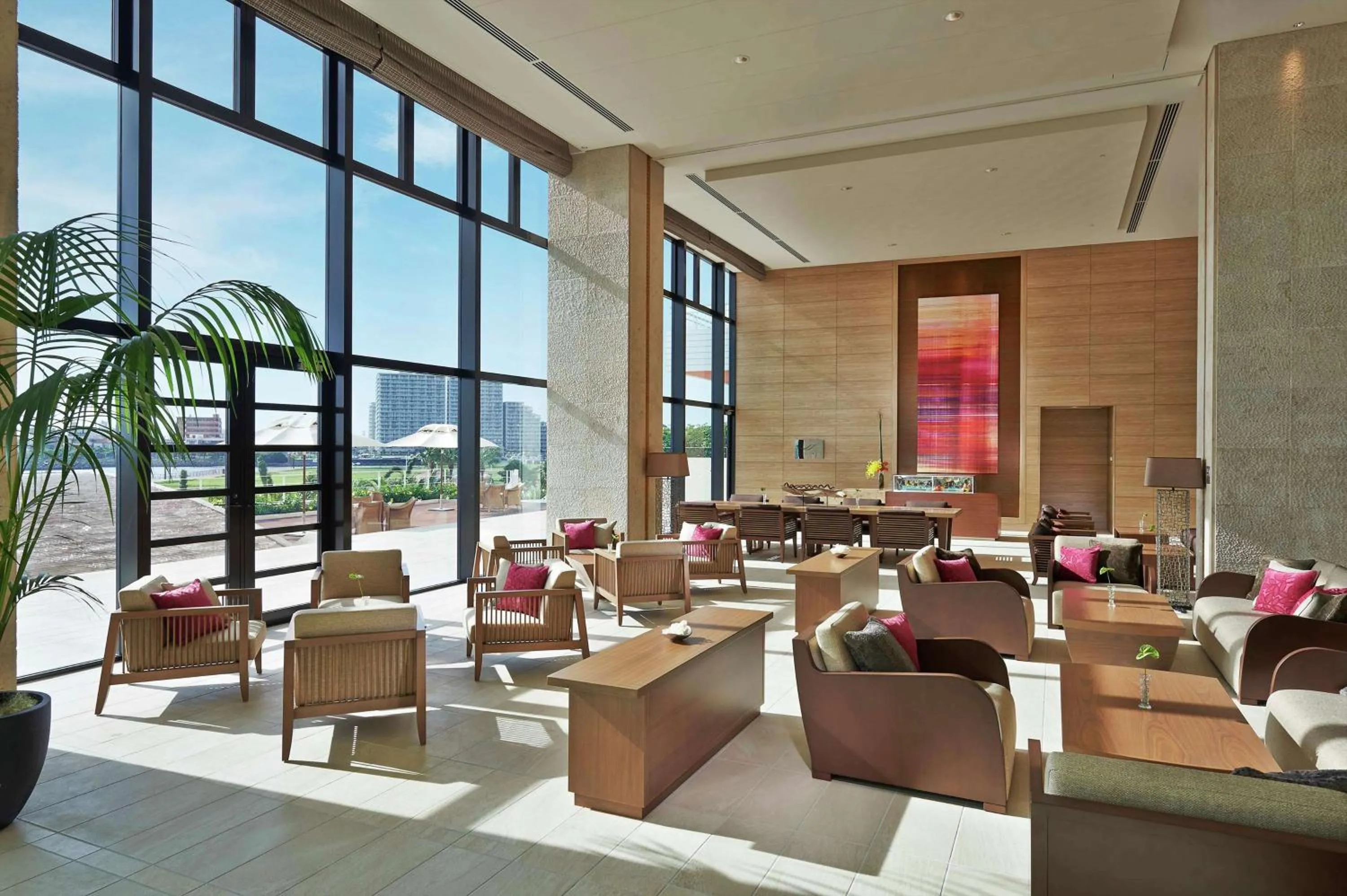 Lobby or reception in Hilton Okinawa Chatan Resort