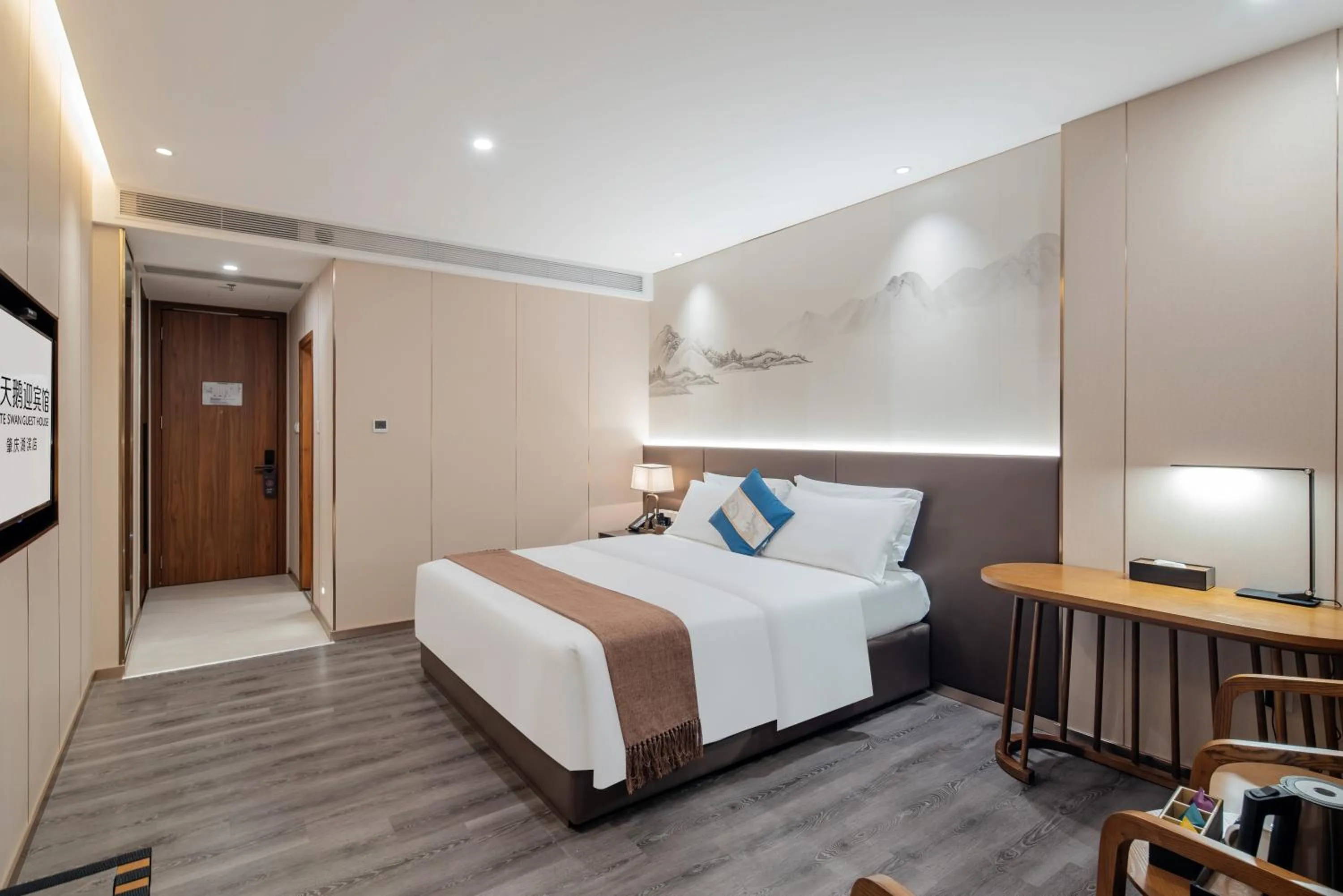 Bed in White Swan Guest House