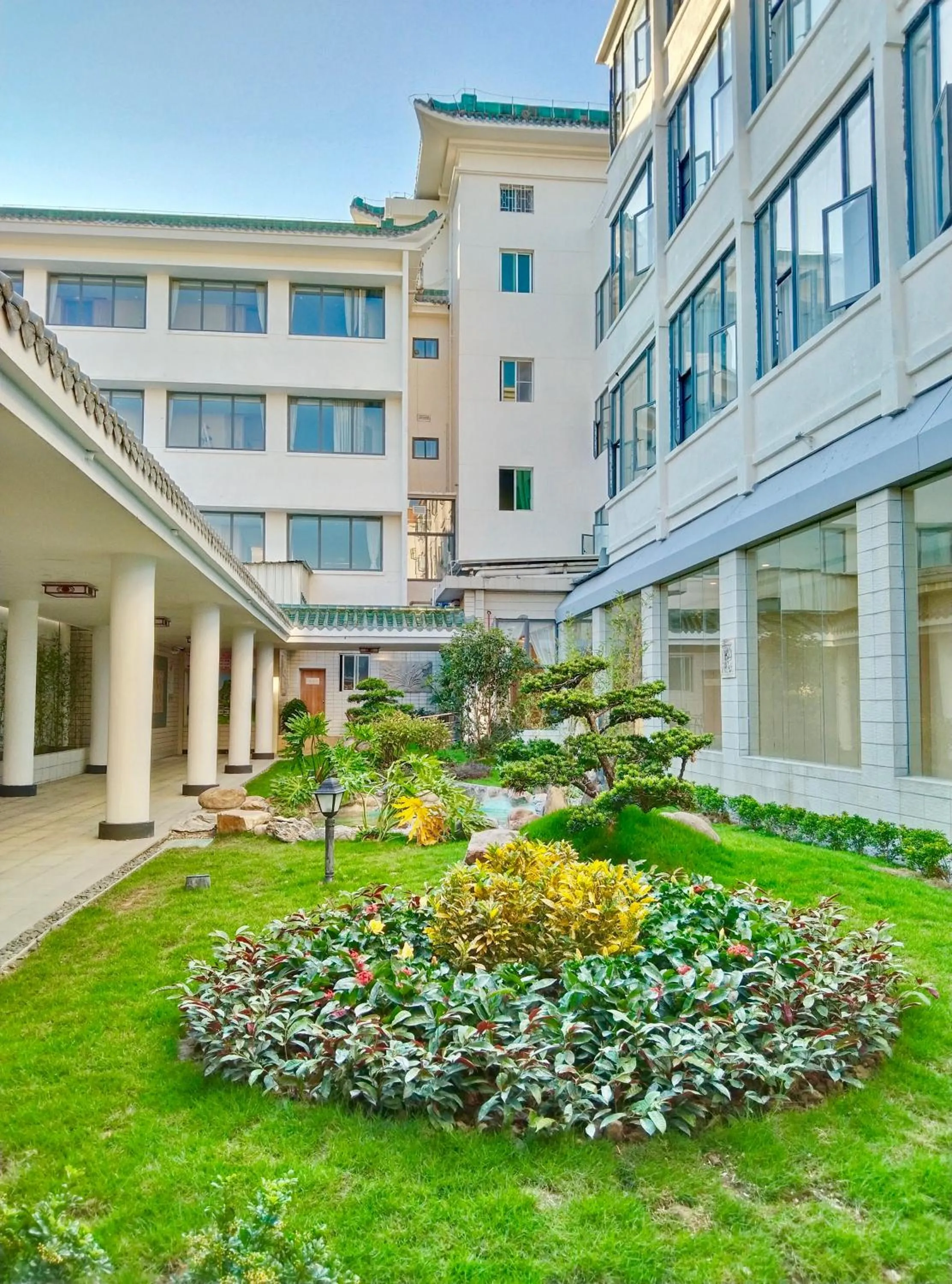 Garden in White Swan Guest House