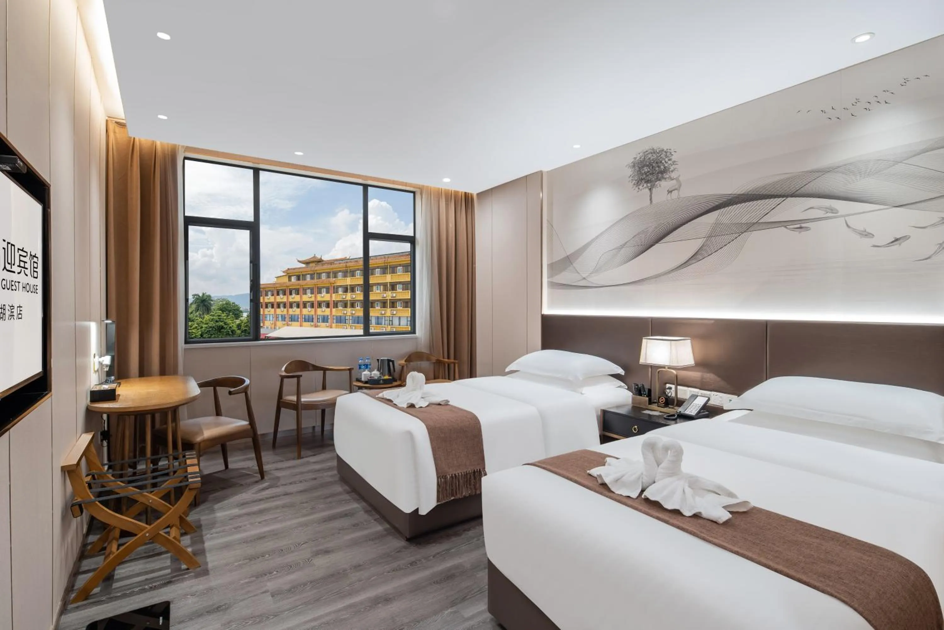 Bed in White Swan Guest House