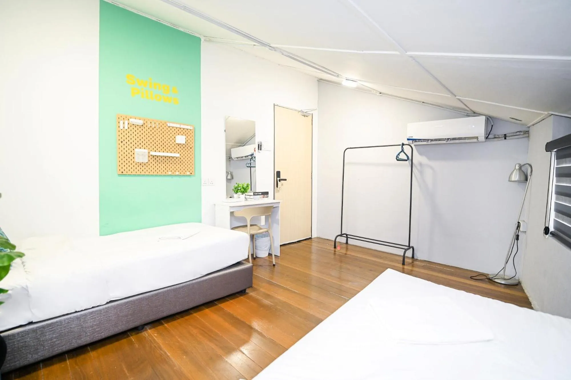 Bed in Swing & Pillows @ Beach Street