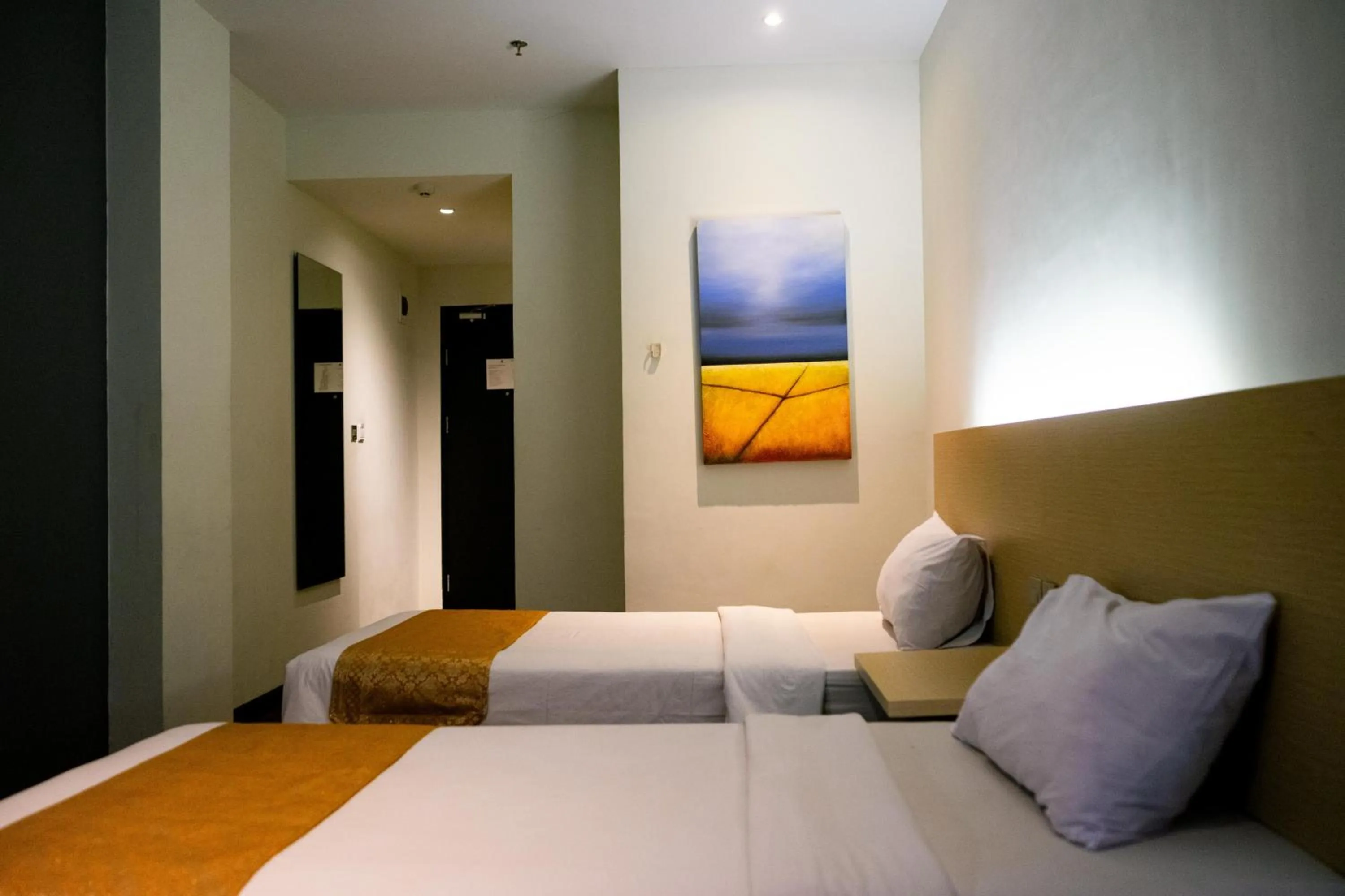 Bed in Yunna Hotel Lampung
