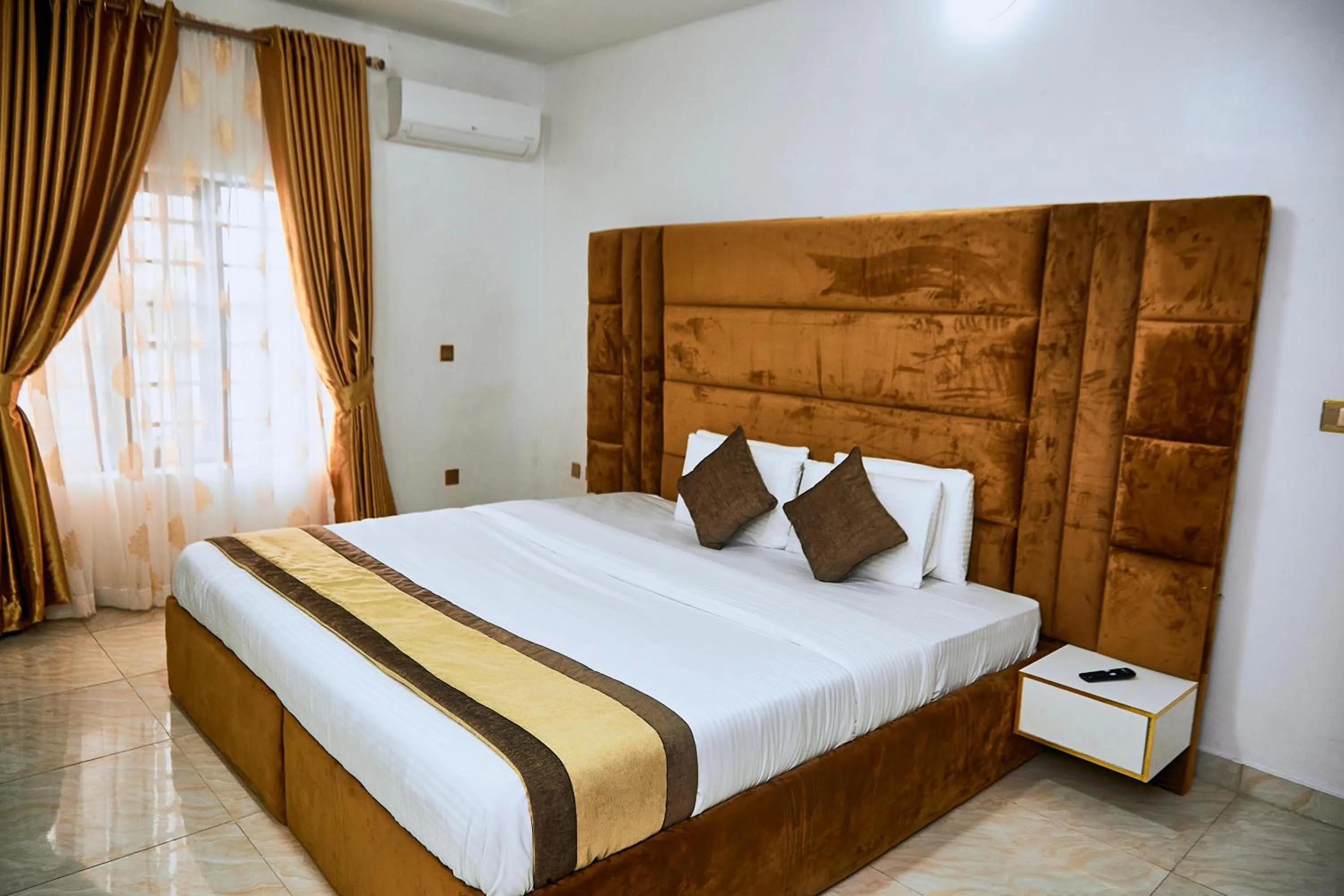Sauna, Bed in 247 Luxury Hotel & Apartment Ajah
