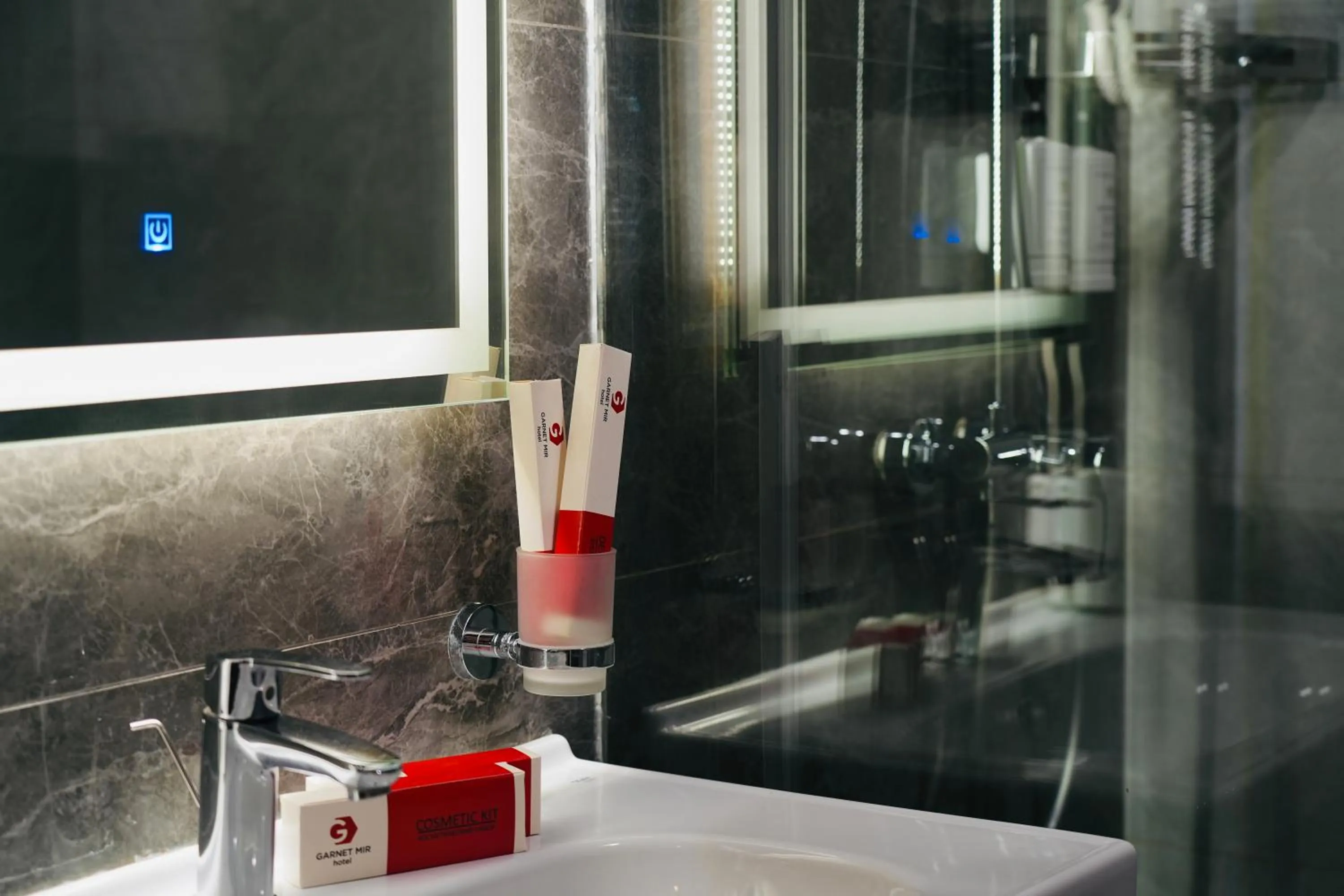 Shower in Garnet Hotel Tashkent