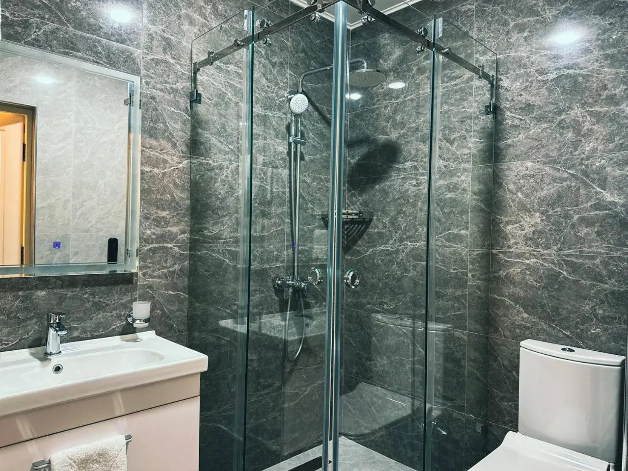 Shower in Garnet Hotel Tashkent