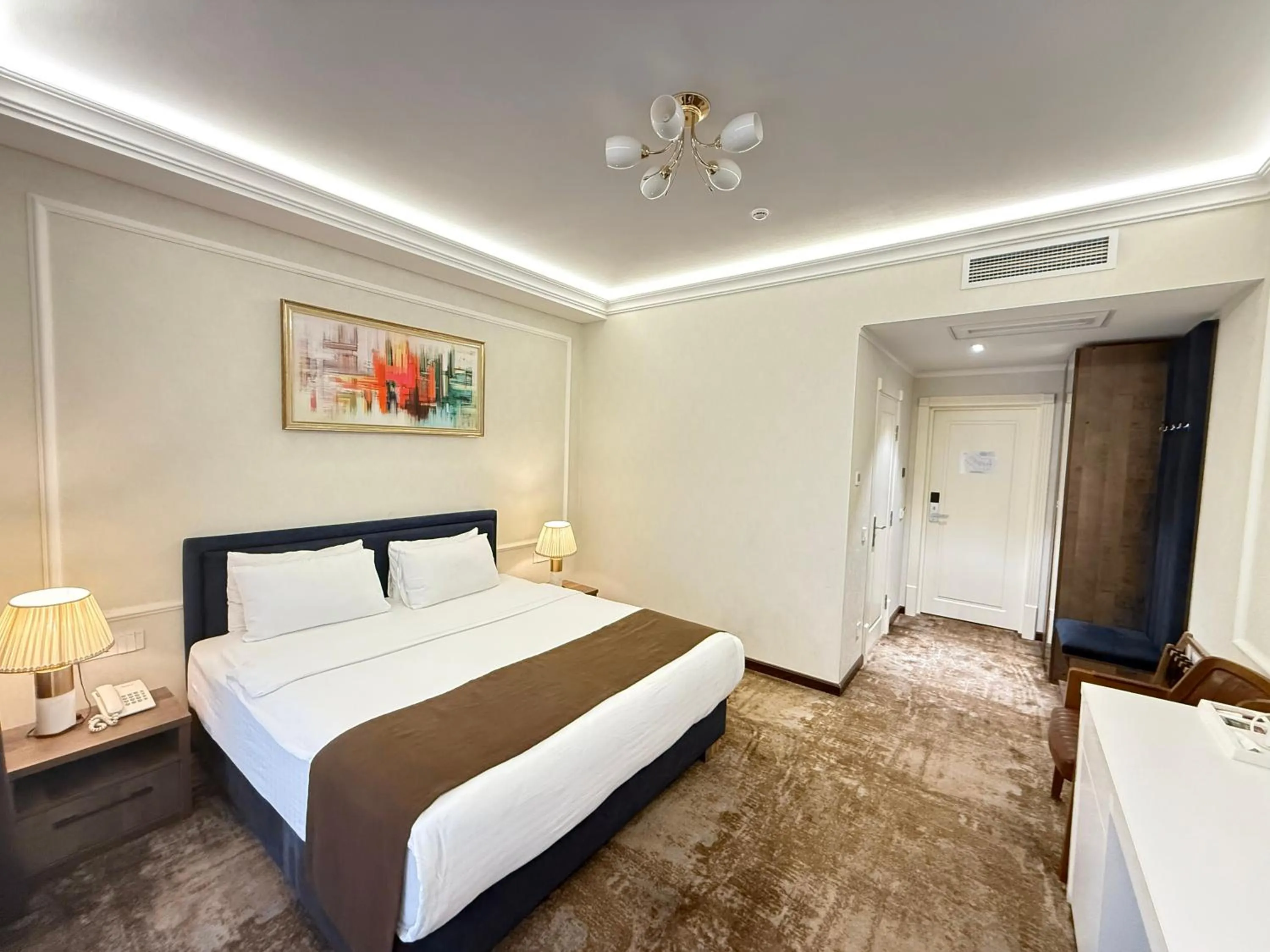 Bed in Garnet Hotel Tashkent