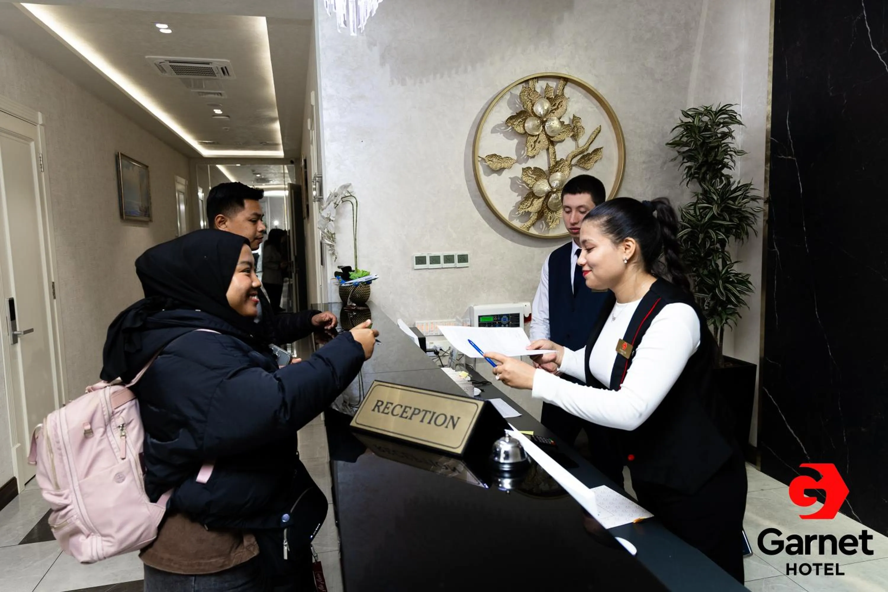 Lobby or reception in Garnet Hotel Tashkent