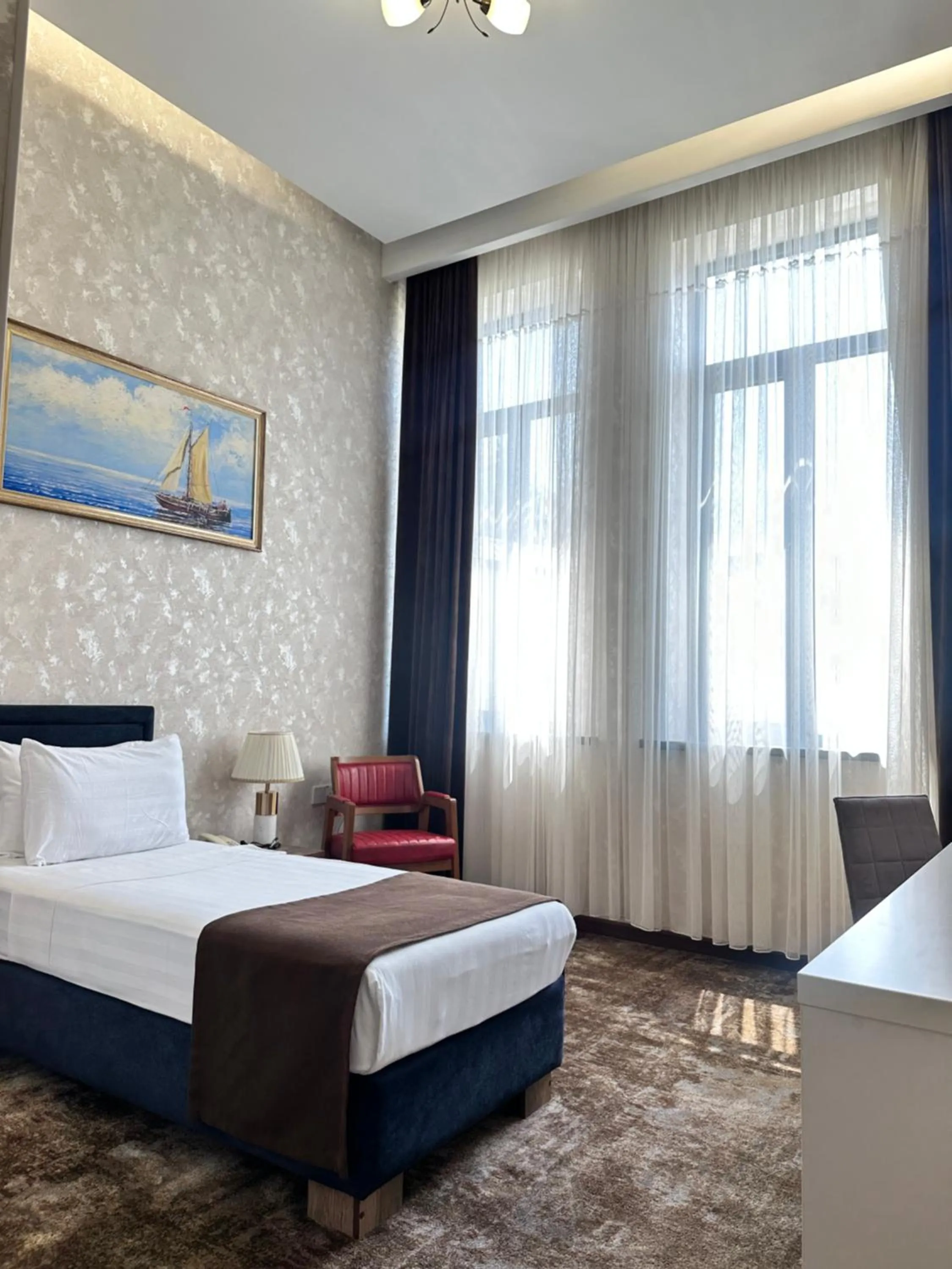 Bed in Garnet Hotel Tashkent