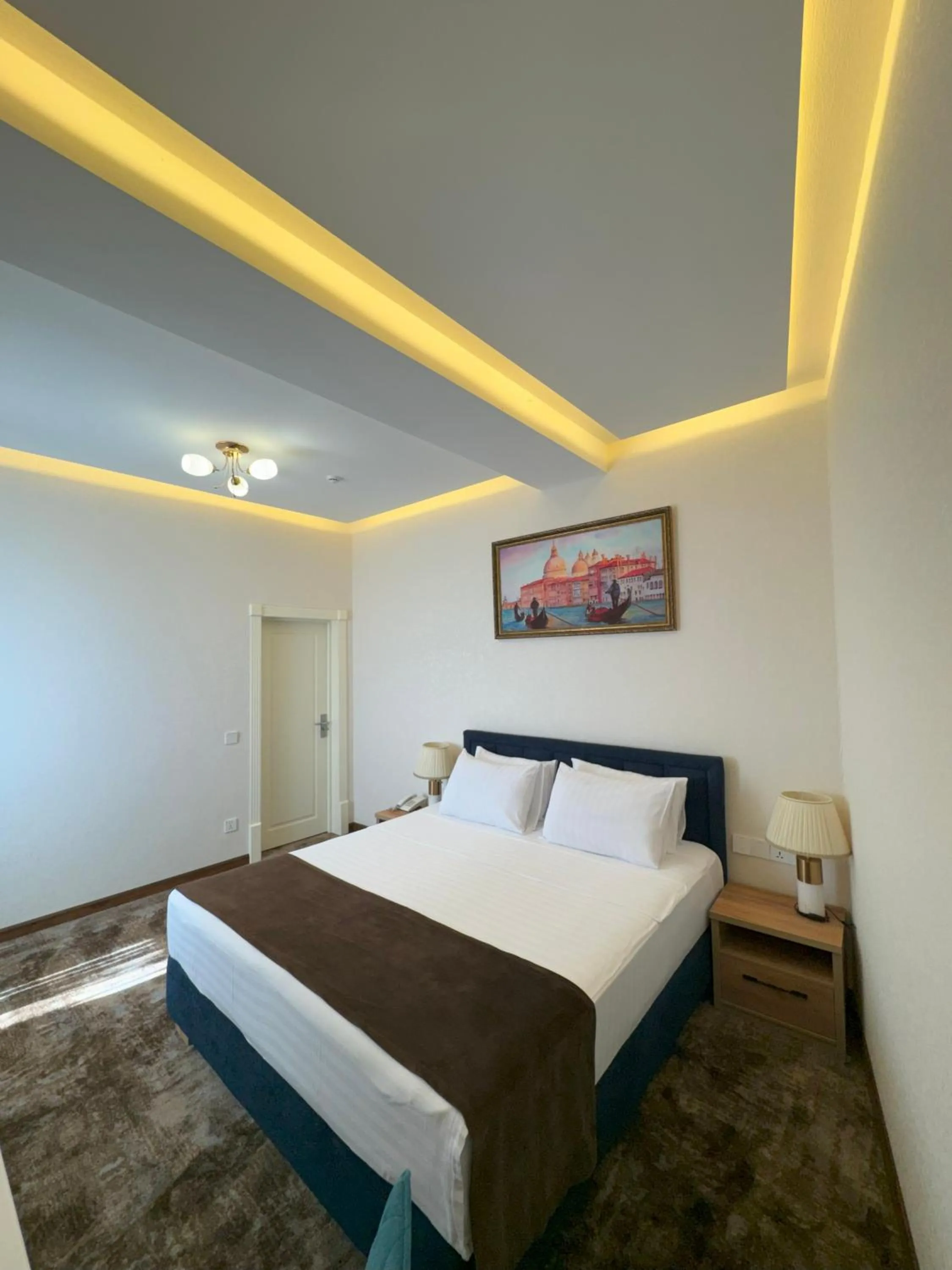 Bed in Garnet Hotel Tashkent