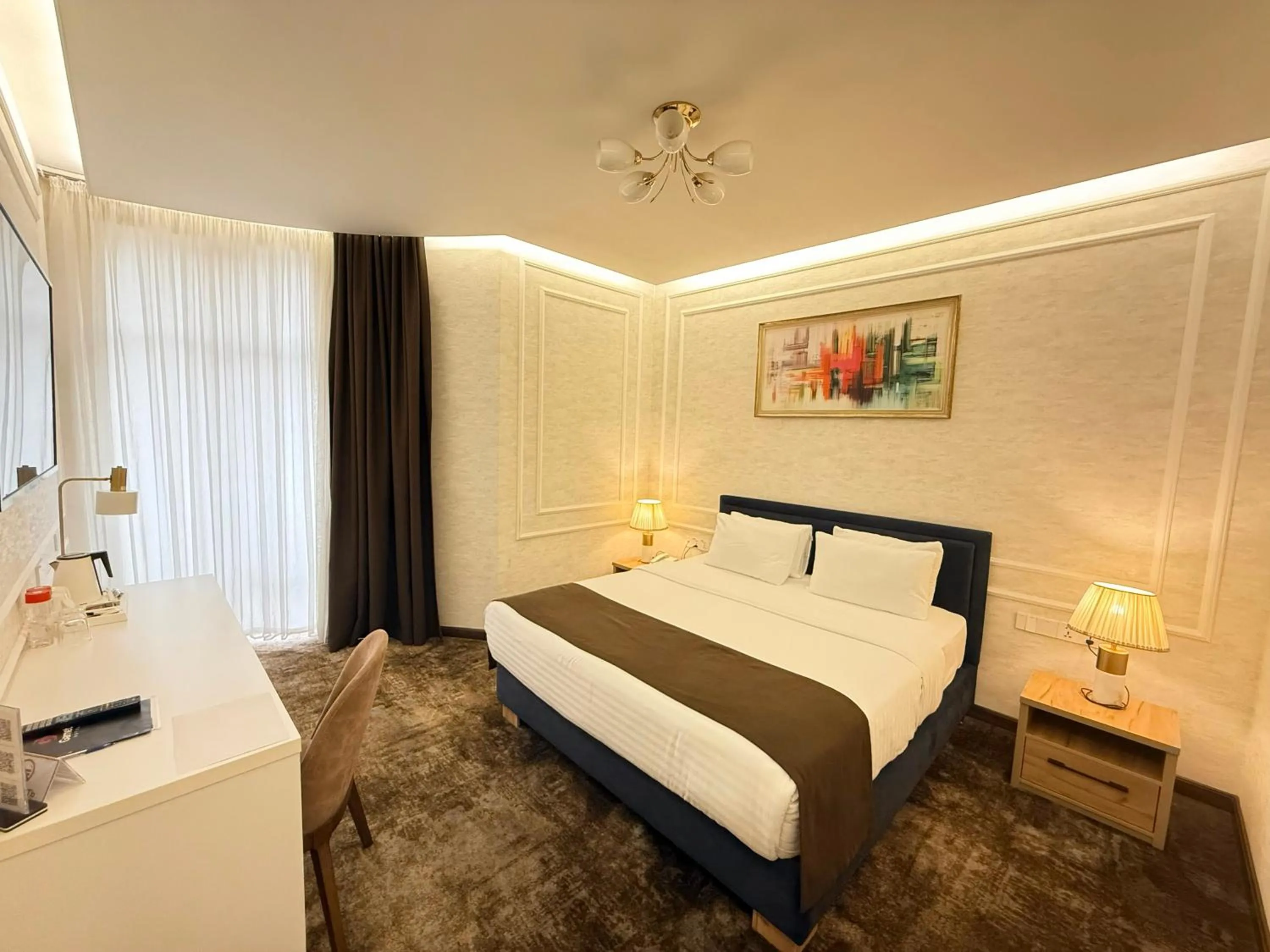 Bed in Garnet Hotel Tashkent