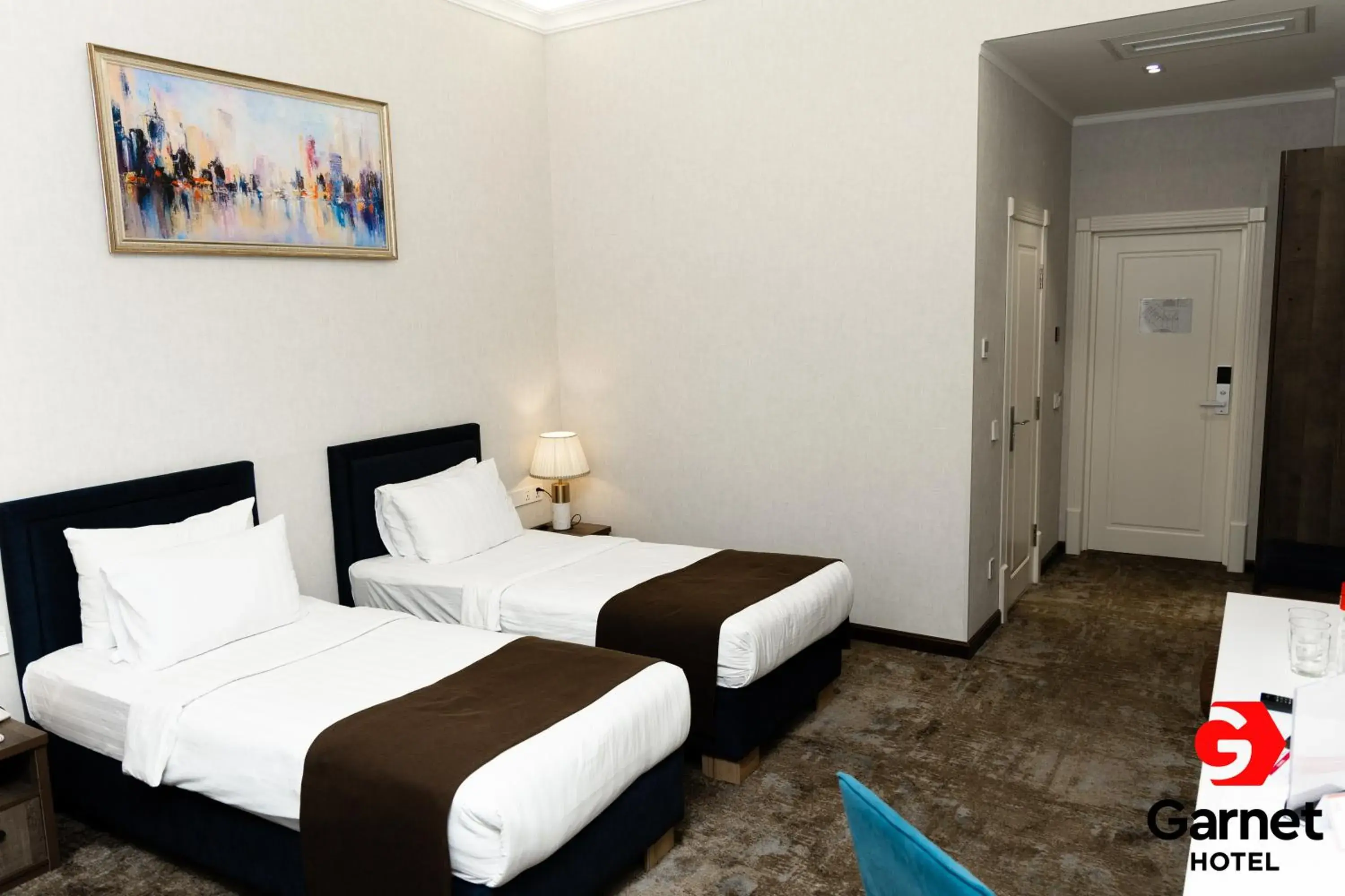 Twin Room with Balcony - single occupancy in Garnet Hotel Tashkent Twin Room with Balcony - single occupancy in Garnet Hotel Tashkent