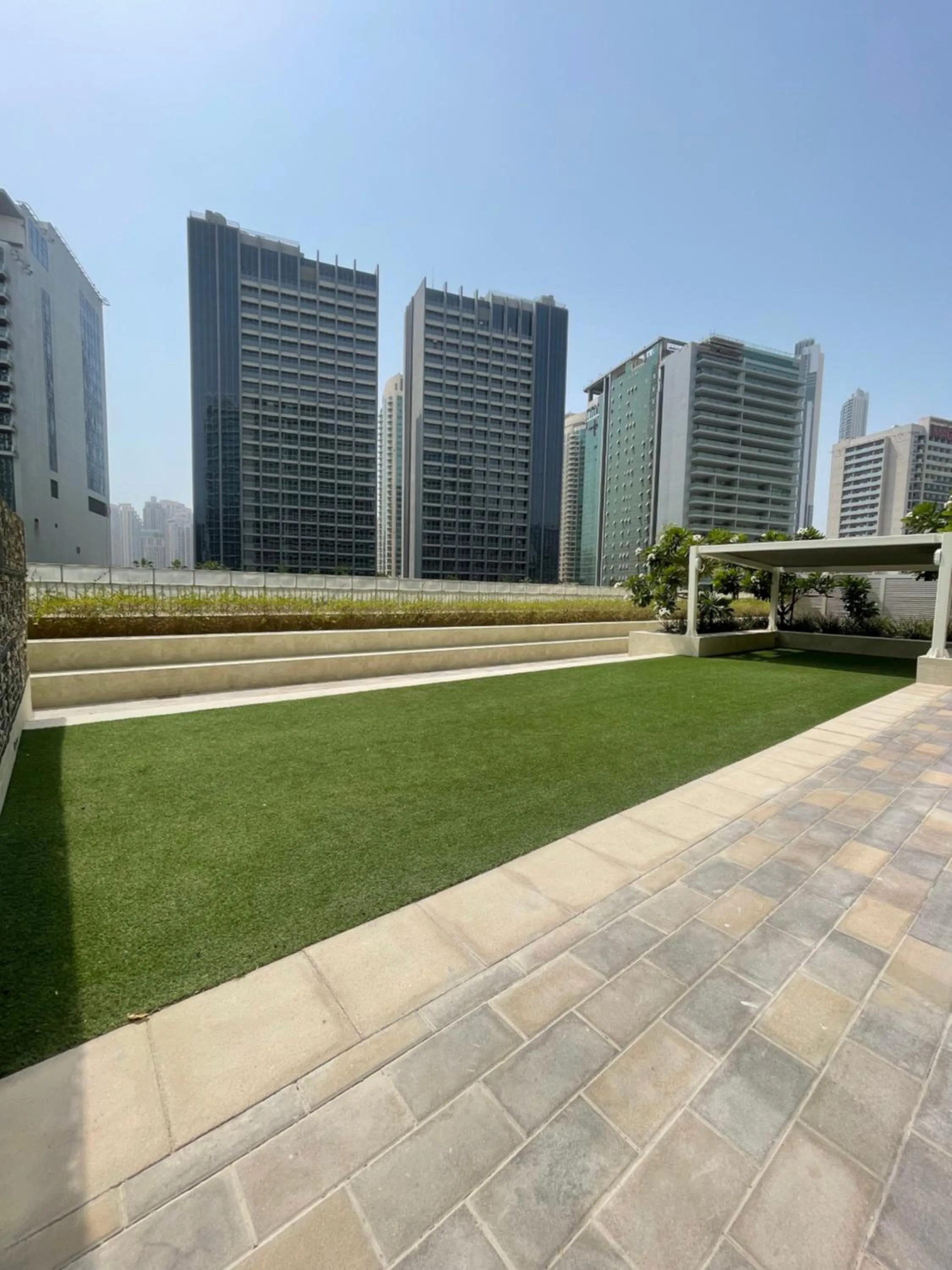 Garden view in Wonderful Reva Aparthotel Downtown