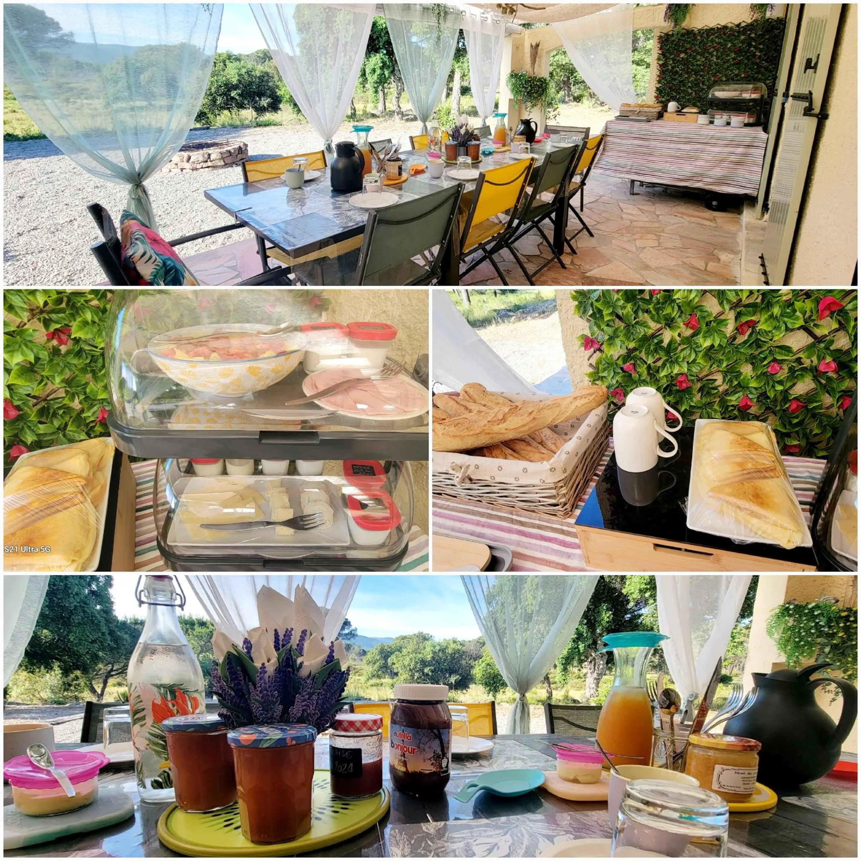 Food in Le Mas du Rouquan