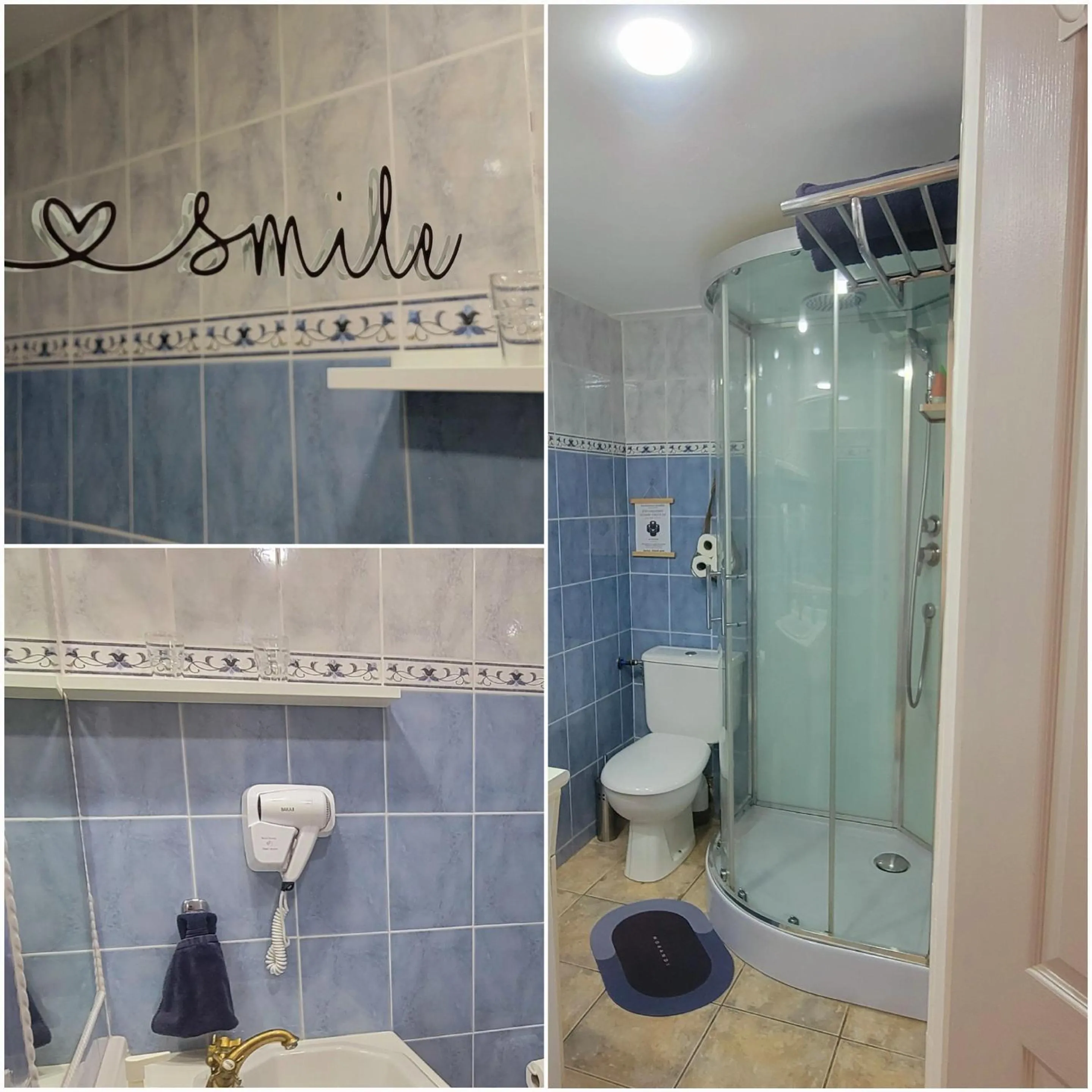 Shower in Le Mas du Rouquan