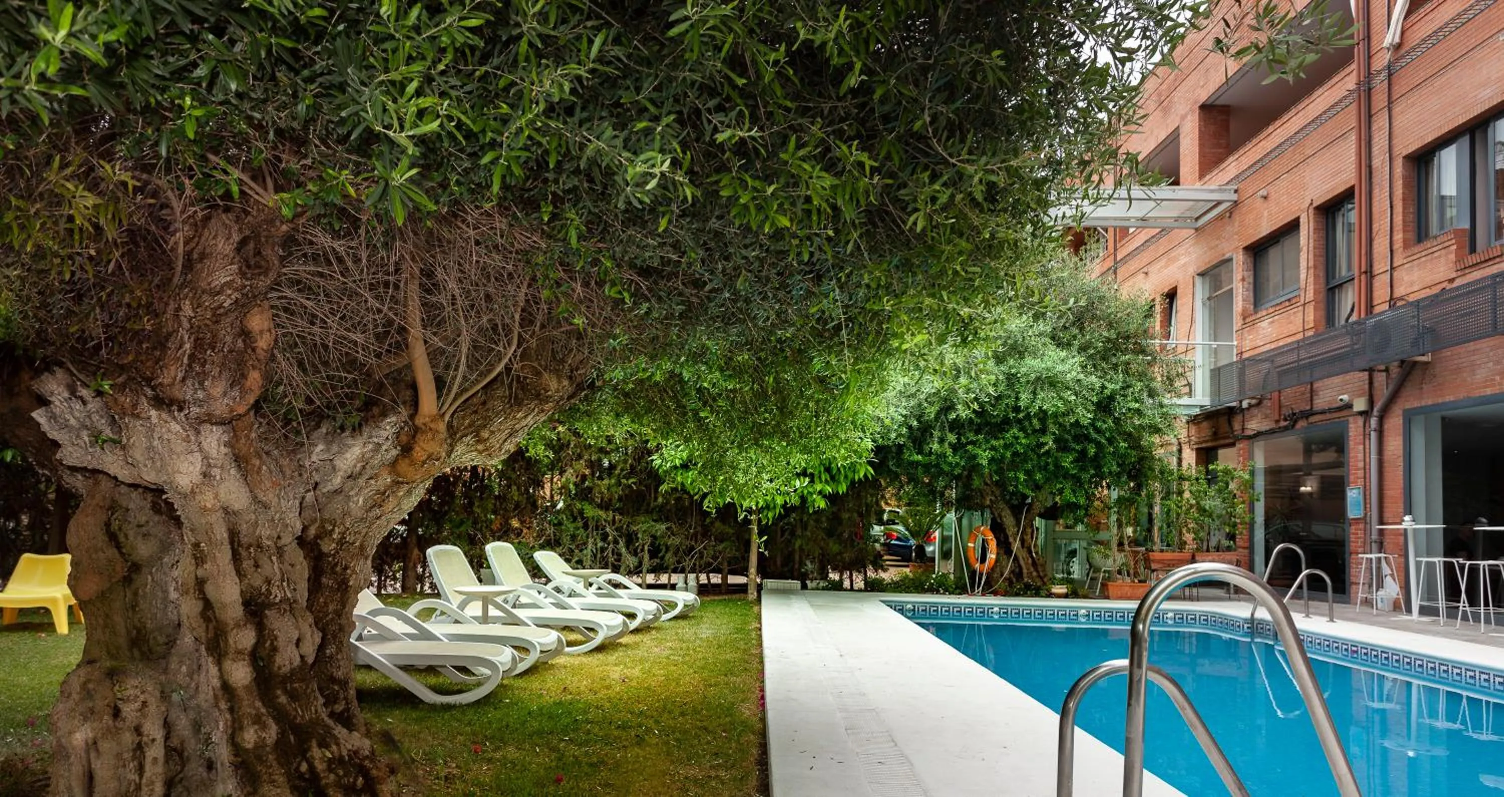 Swimming pool in AACR Hotel Monteolivos