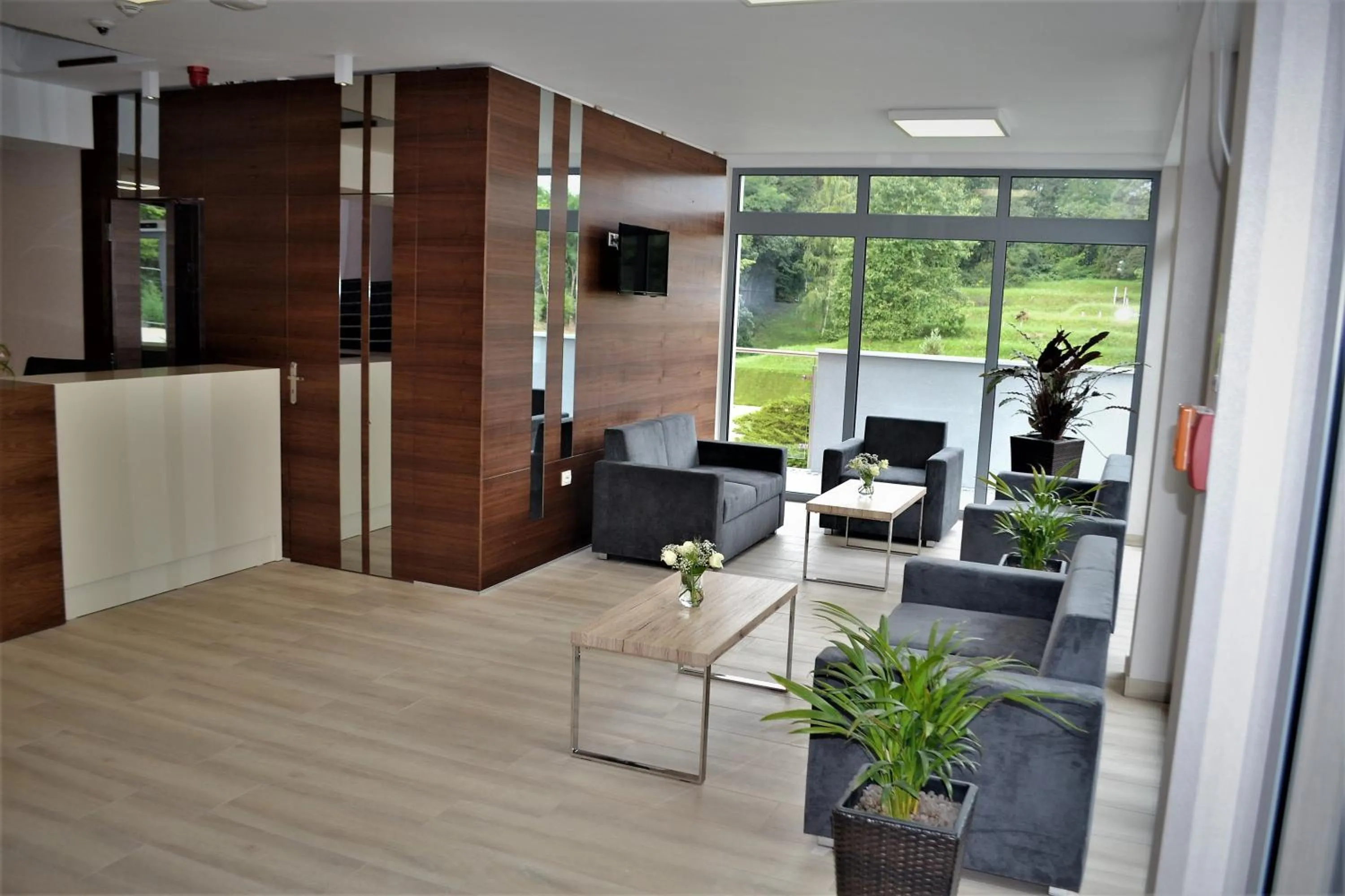 Lobby or reception in Wielspin Puszczykowo