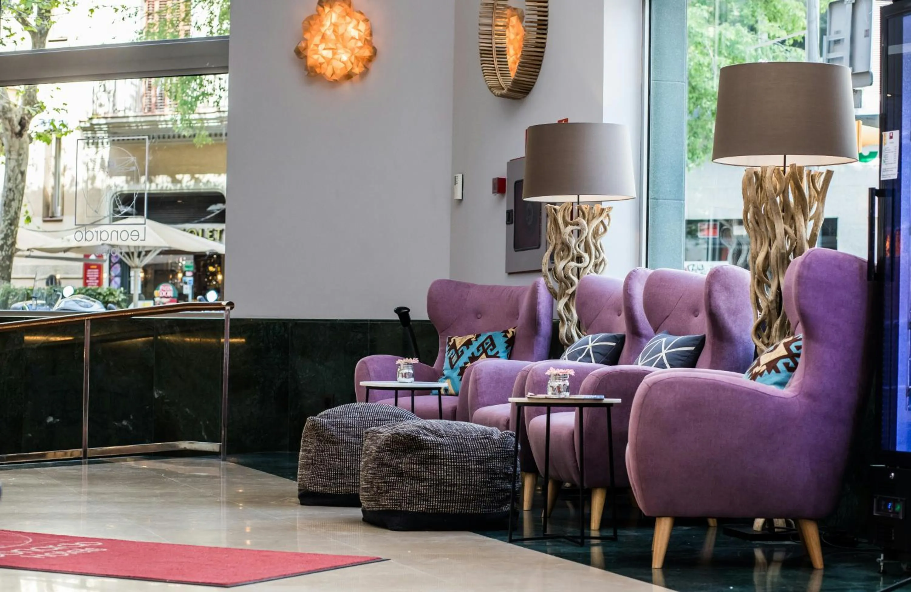Lobby or reception in Leonardo Hotel Barcelona Gran Via