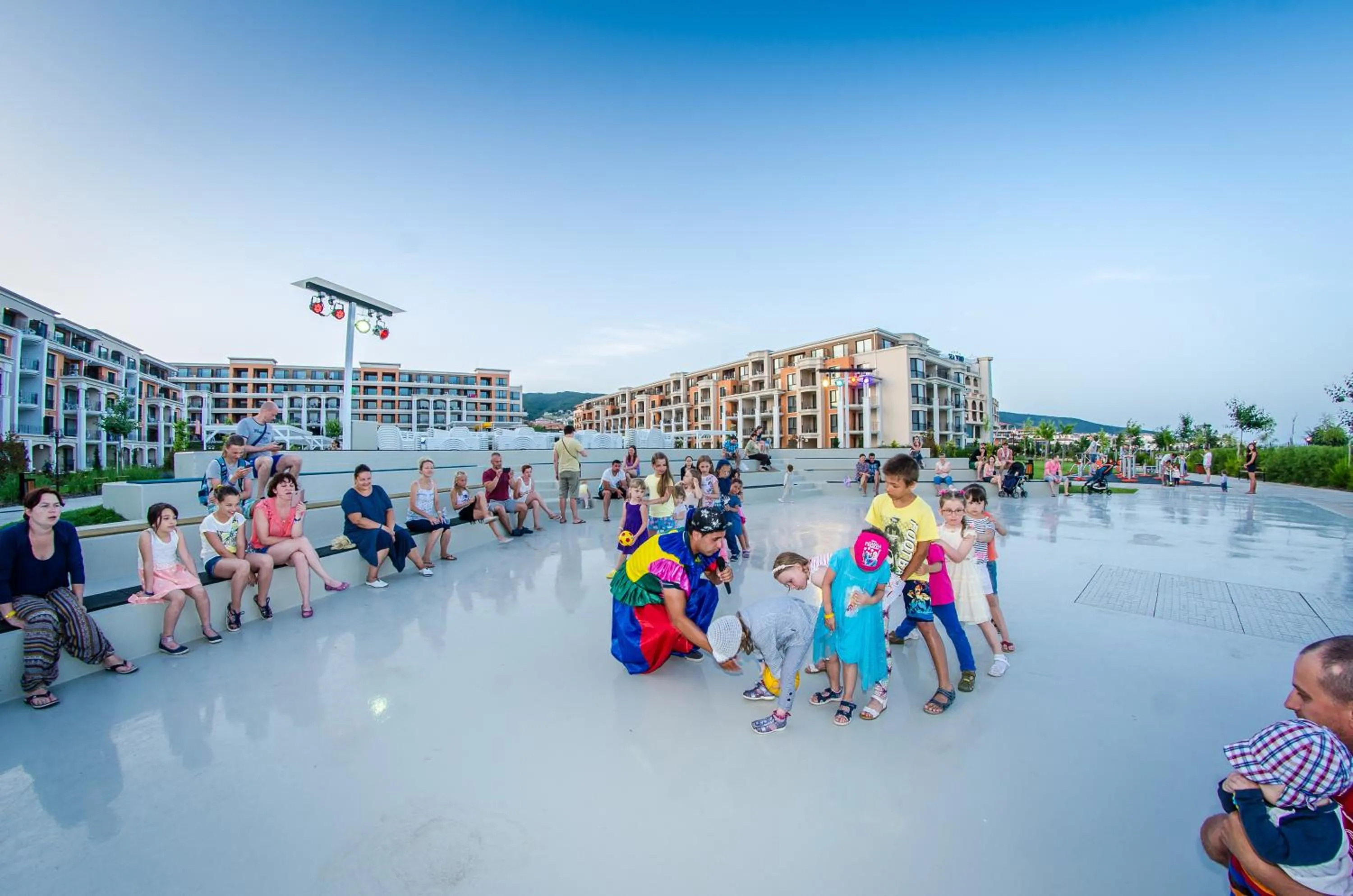 group of guests in Premier Fort Beach Hotel