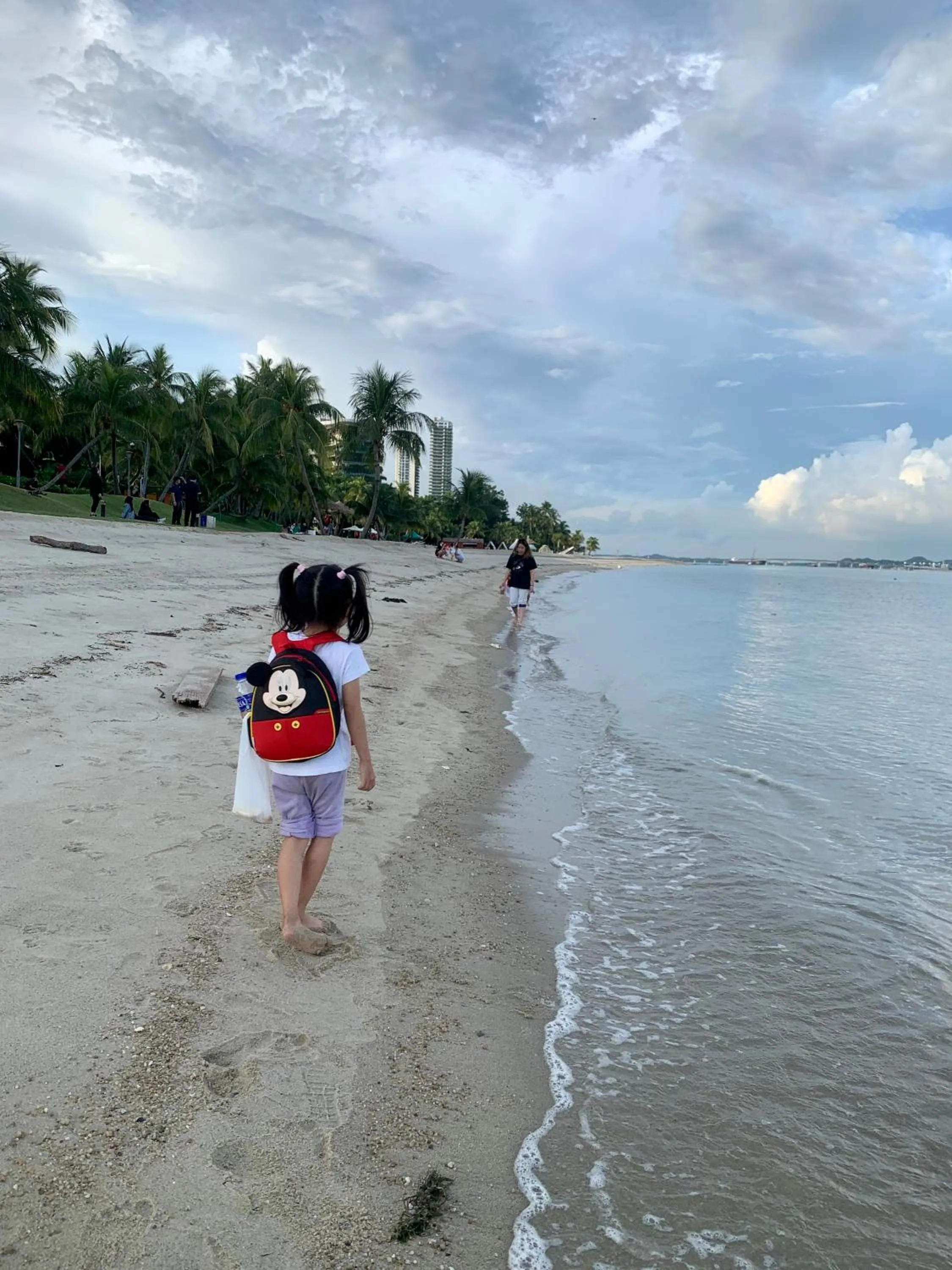 Beach in Sea view 2 bedroom Fully furnished Apartment Forest City Starview Bay Johor Malaysia