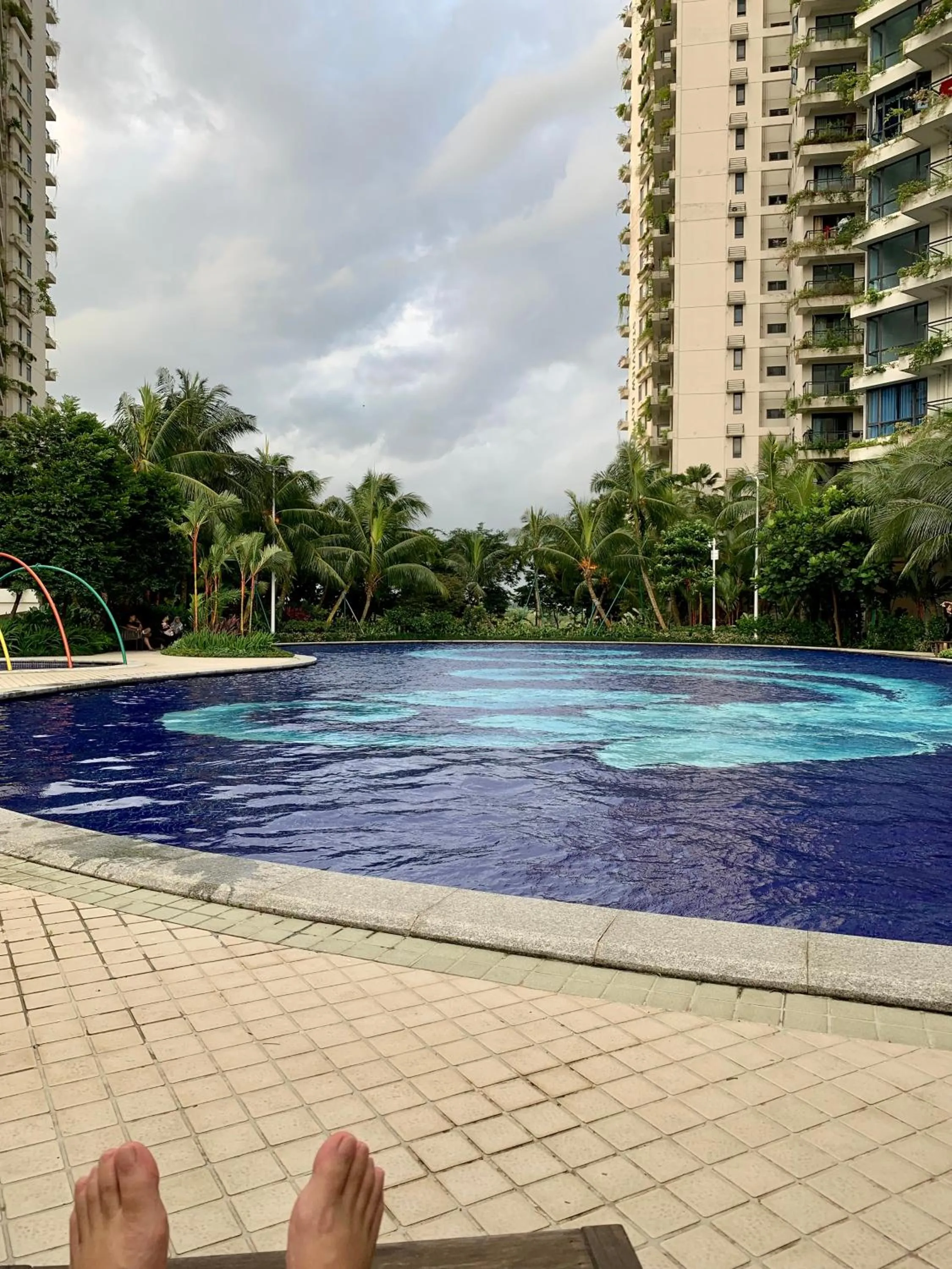 Swimming pool in Sea view 2 bedroom Fully furnished Apartment Forest City Starview Bay Johor Malaysia