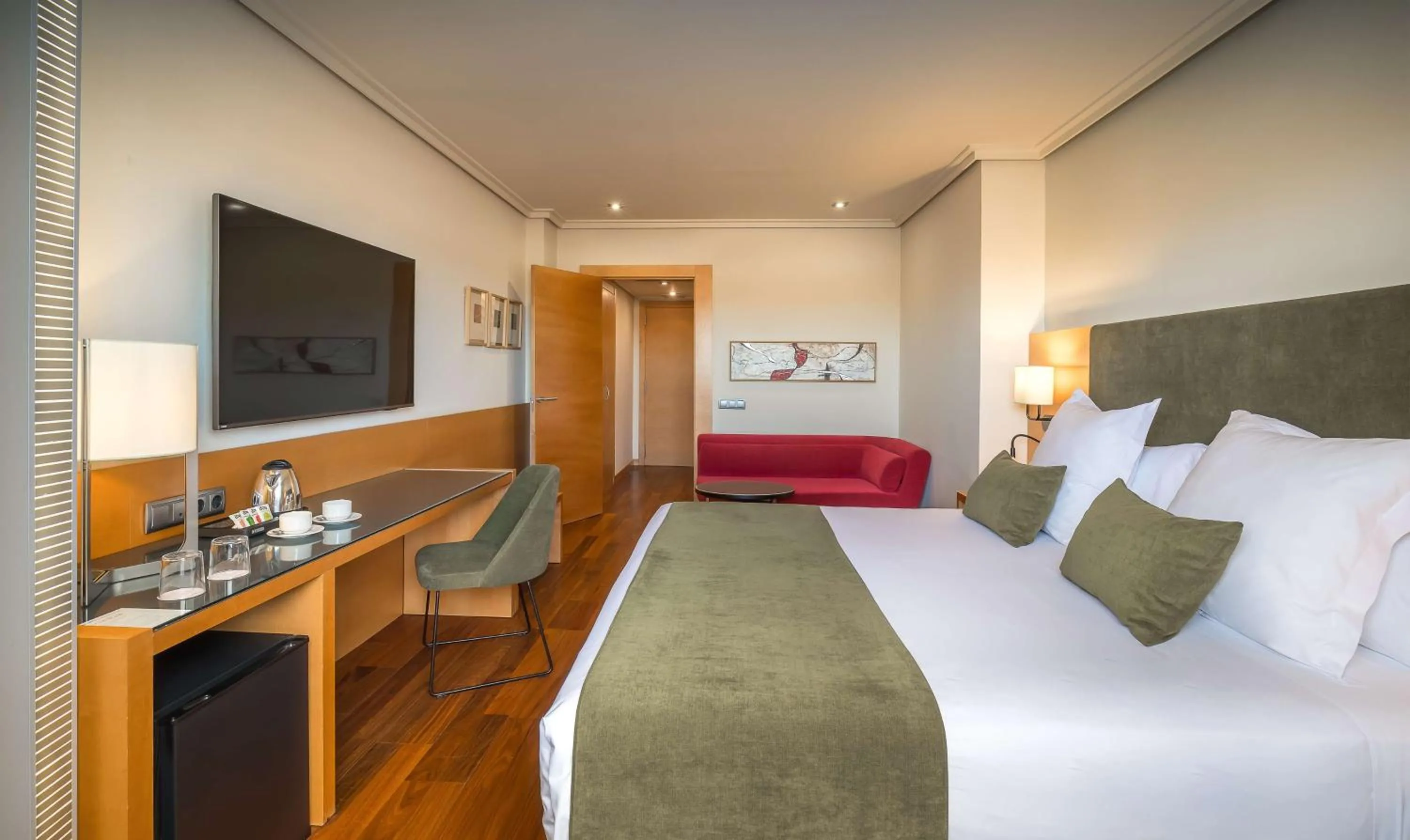 Bedroom, Bed in Barceló Murcia Siete Coronas