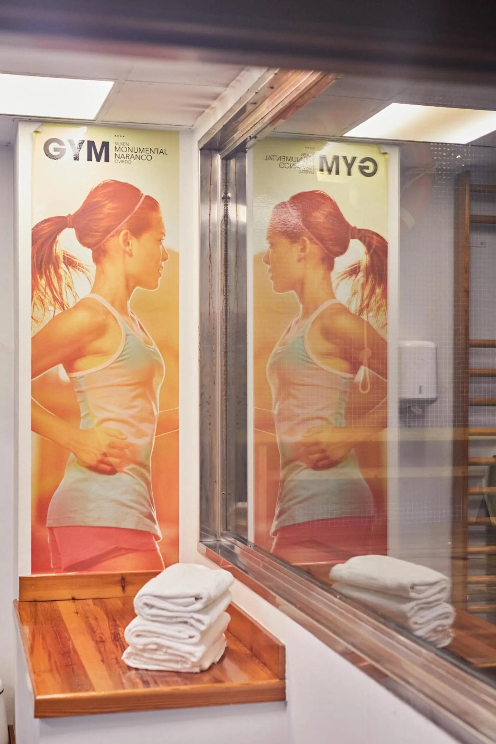 Fitness centre/facilities in Silken Monumental Naranco