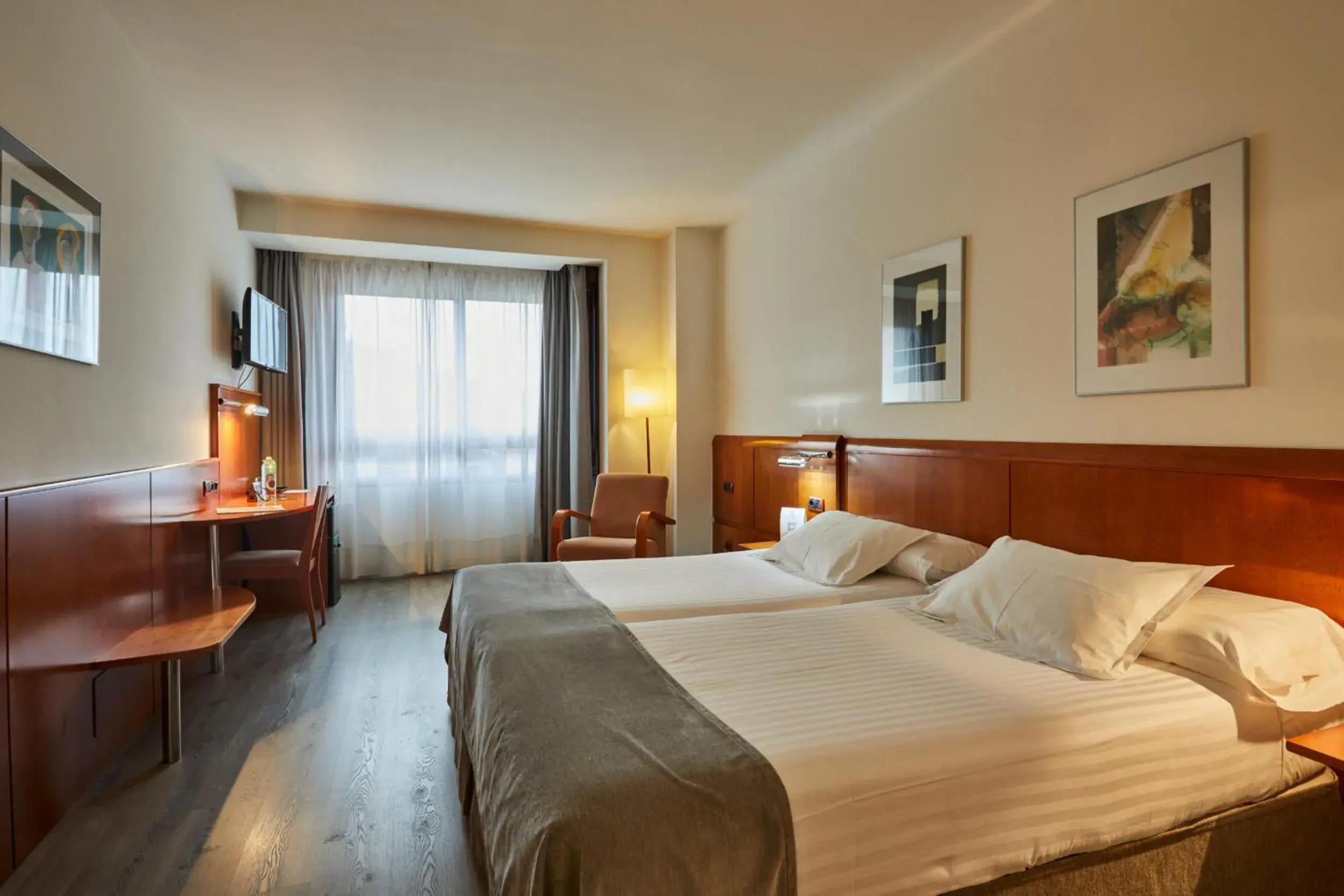 Twin Room in Silken Monumental Naranco Twin Room in Silken Monumental Naranco