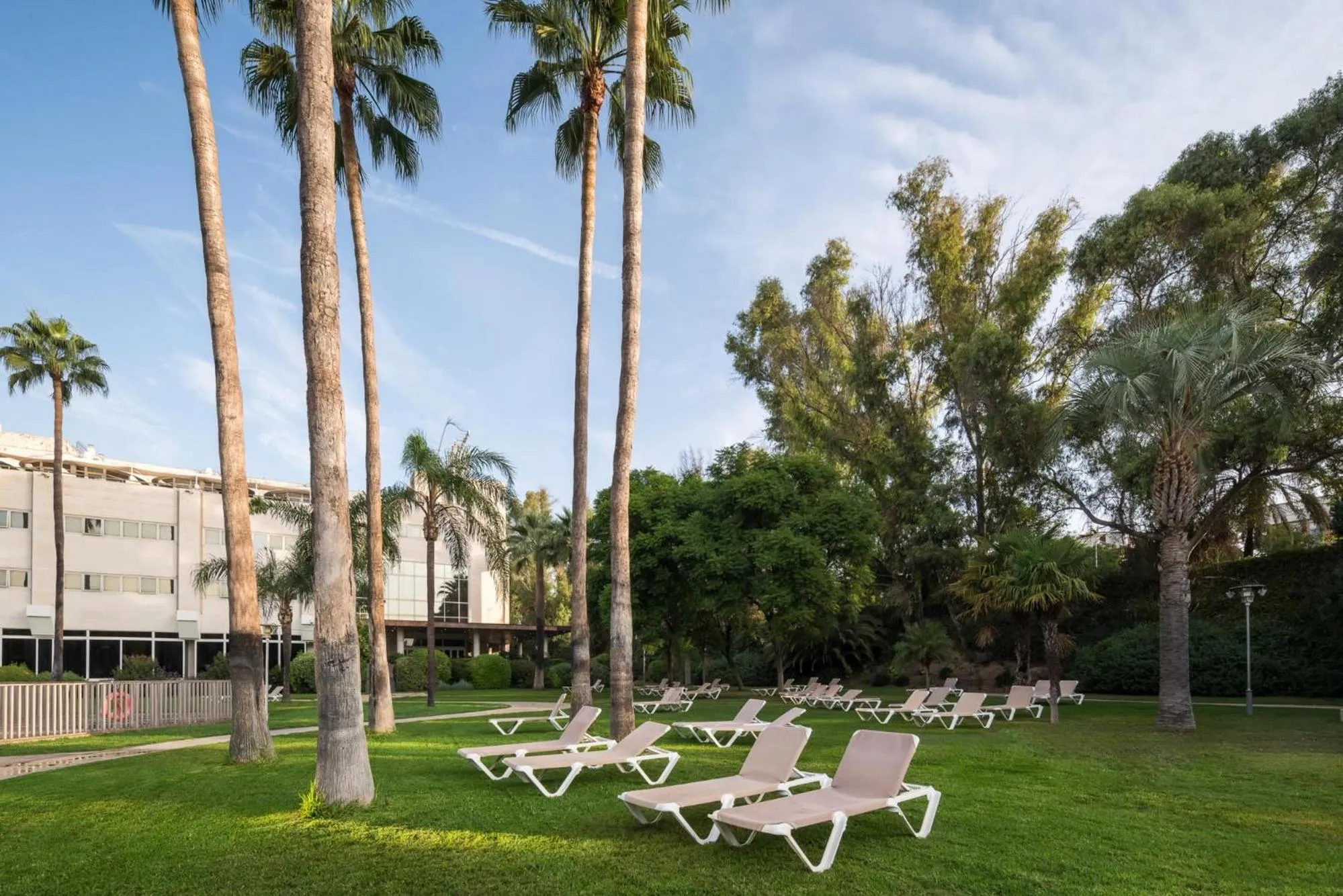 Garden in Eurostars Al-Ándalus Palace
