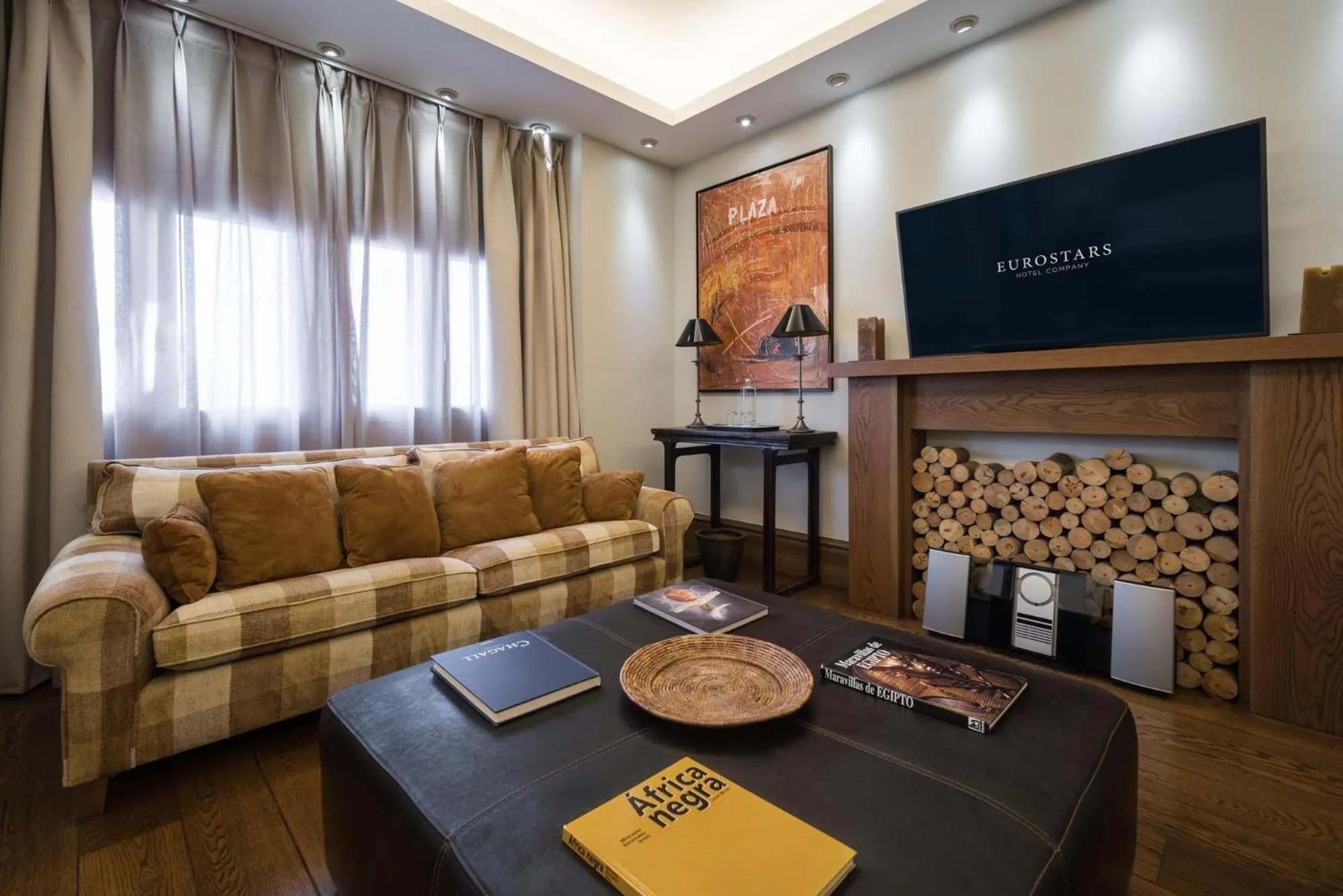 Living room in Eurostars Al-Ándalus Palace