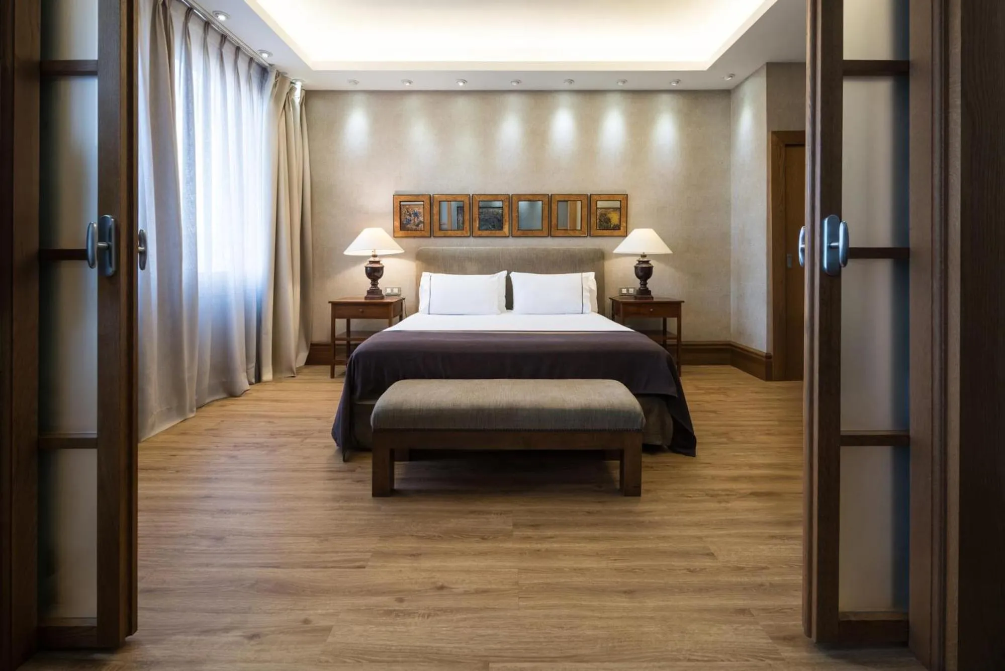 Bed in Eurostars Al-Ándalus Palace