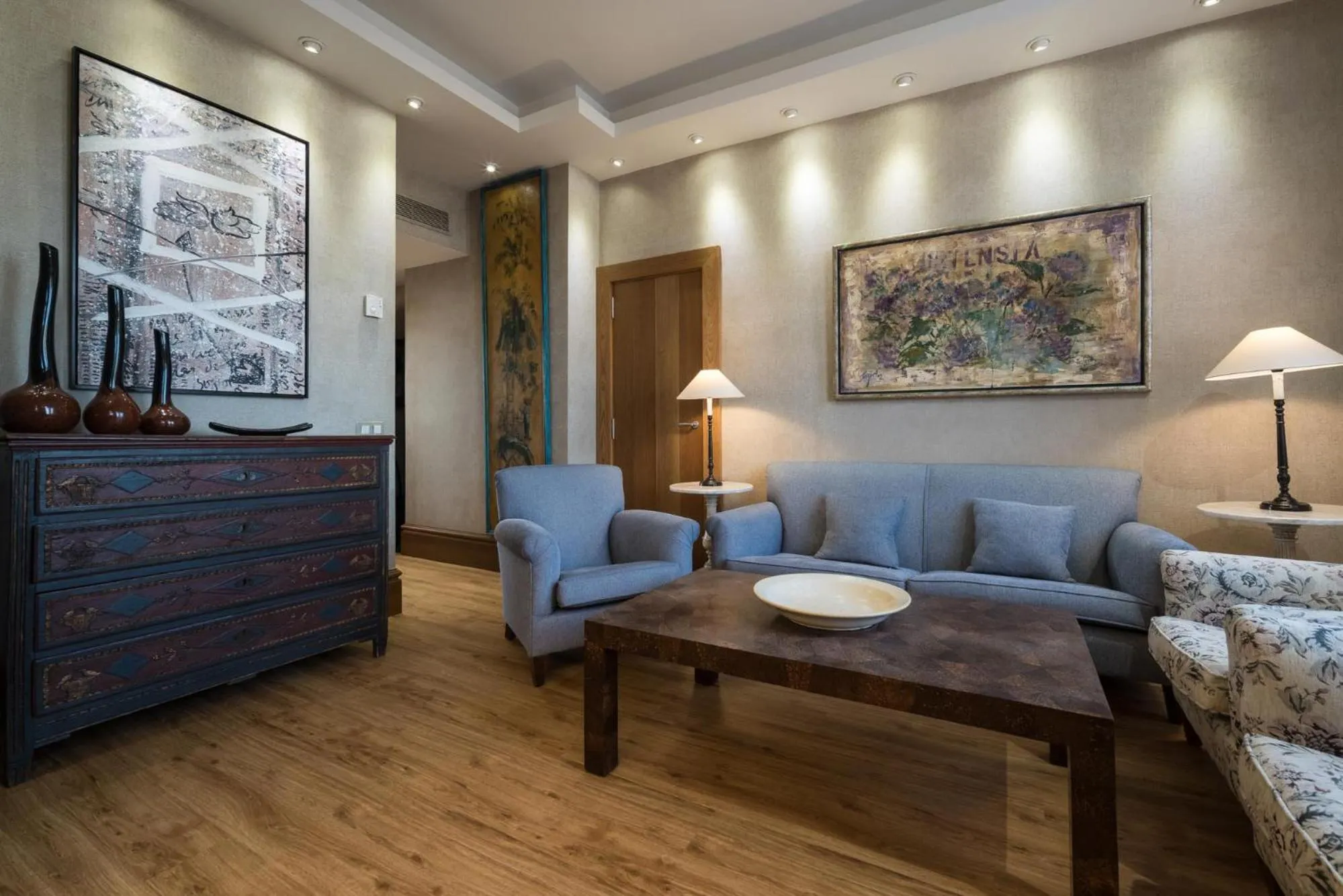 Living room in Eurostars Al-Ándalus Palace