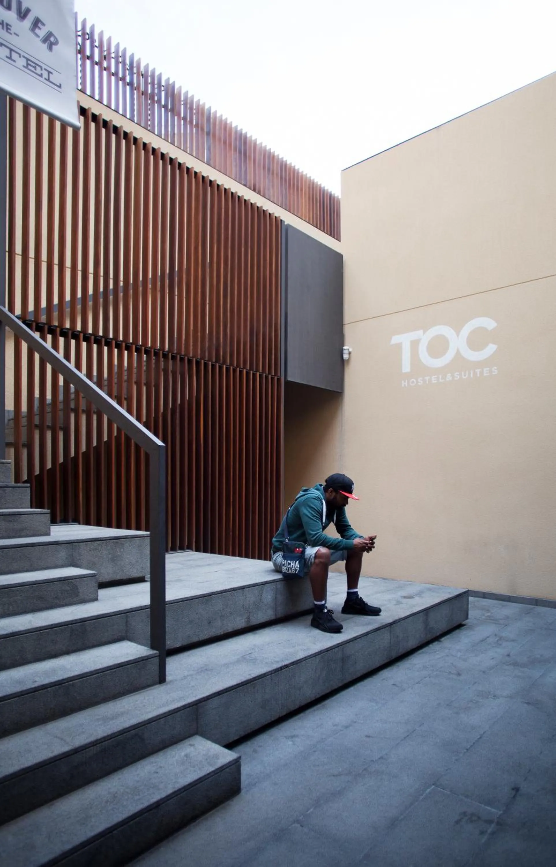 Patio in TOC Hostel Barcelona