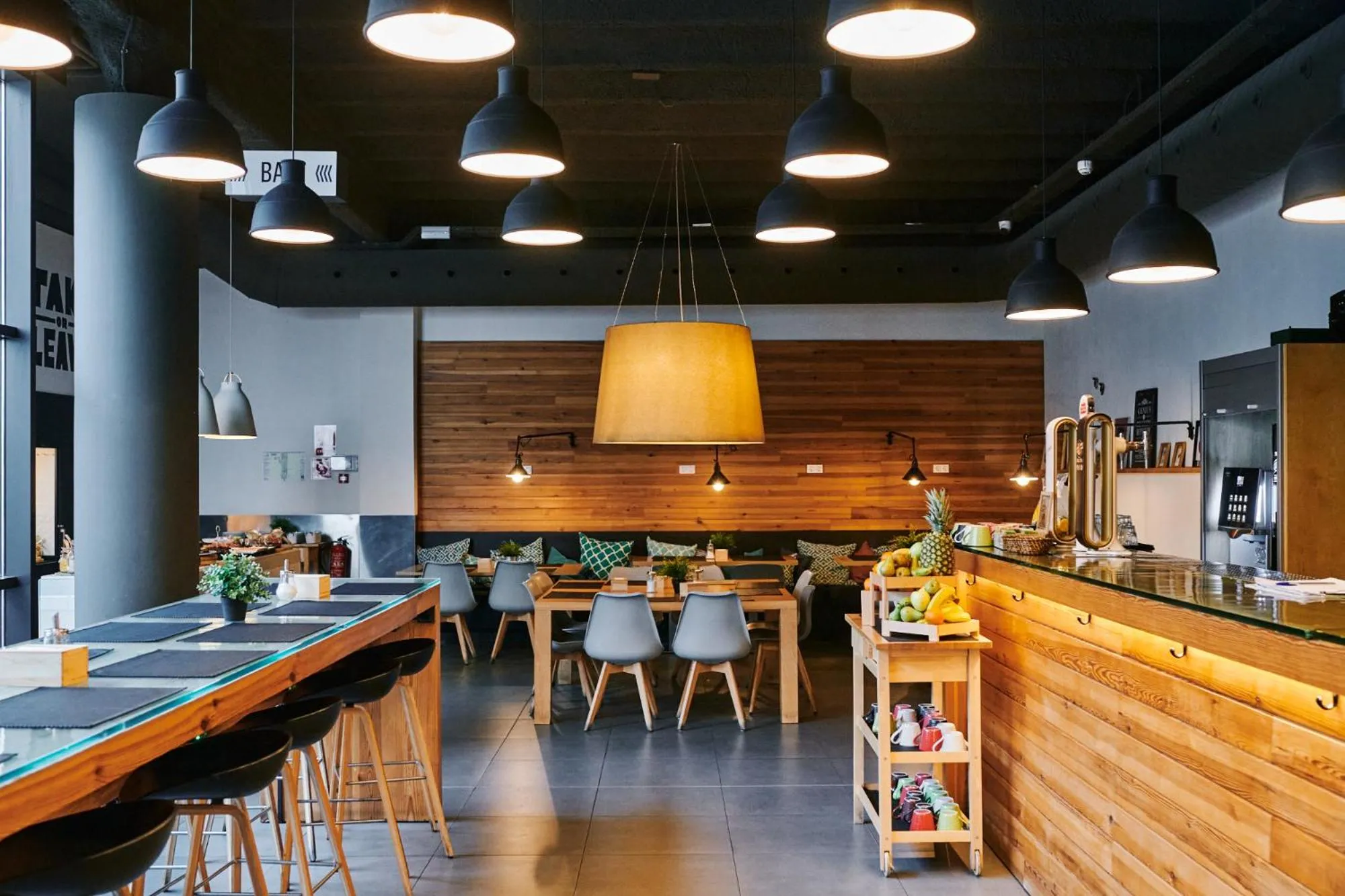 Buffet breakfast in TOC Hostel Barcelona