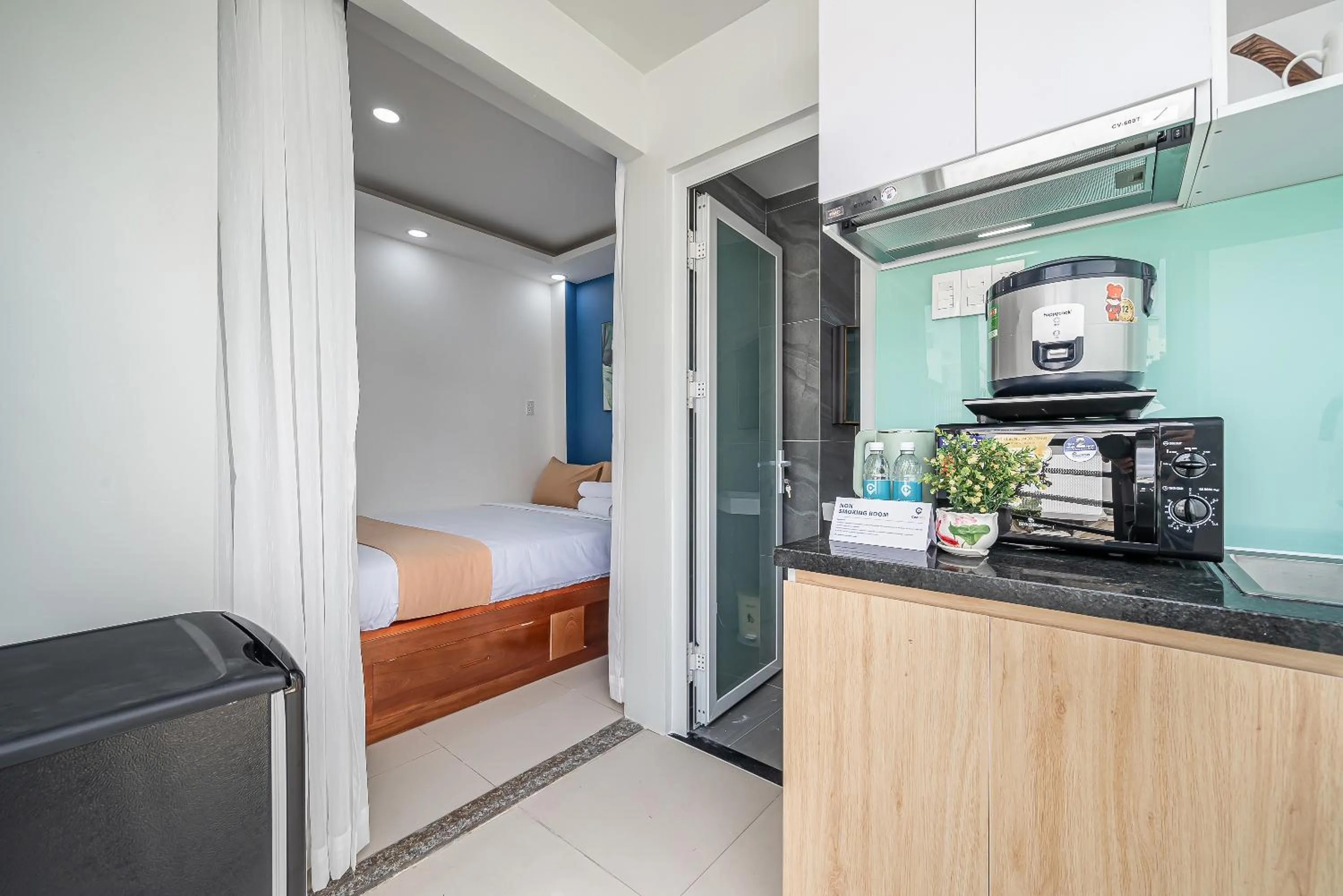 Bed in Cozrum Homes - Retro House