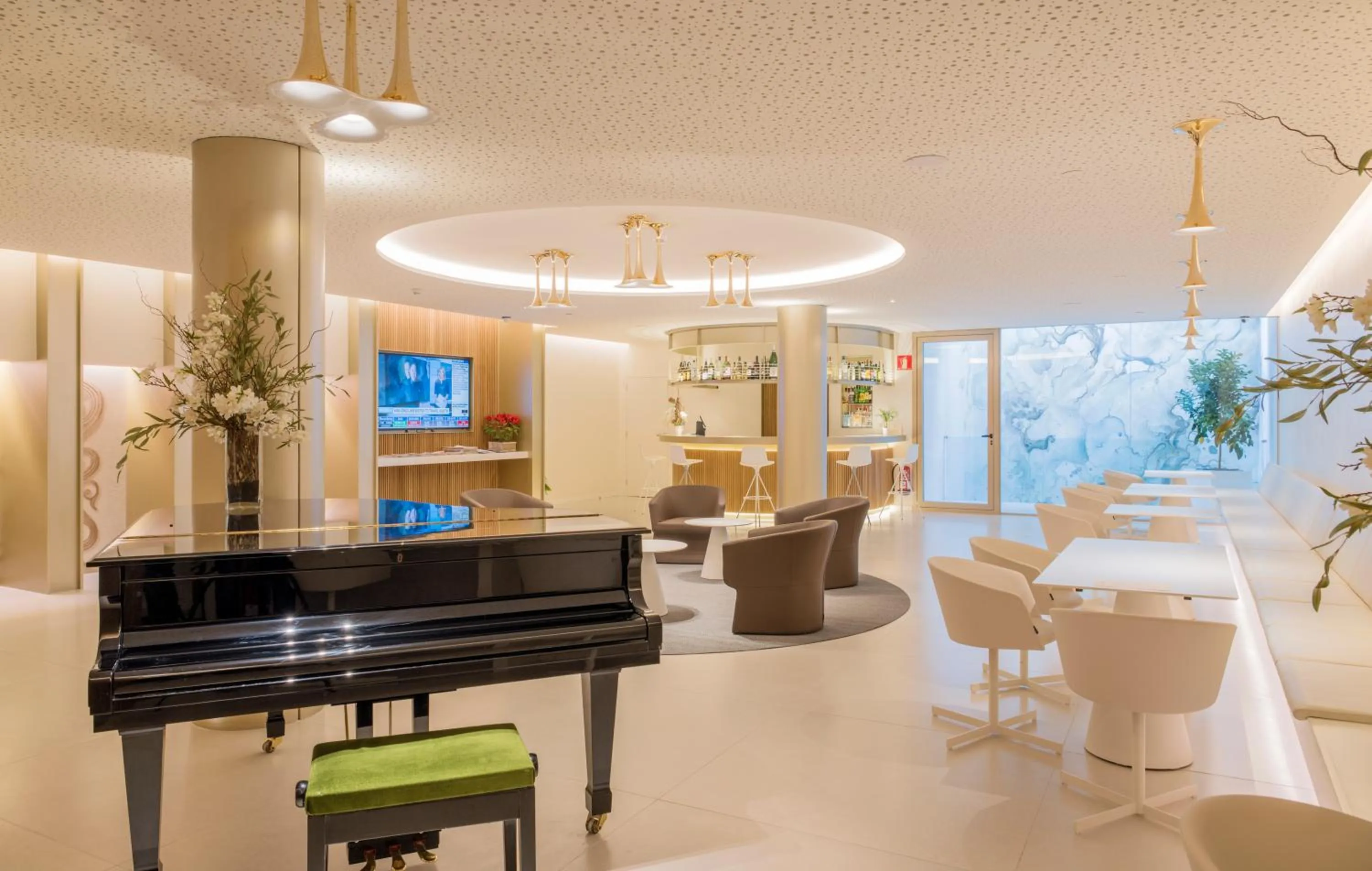 Lobby or reception in Hotel Lleó