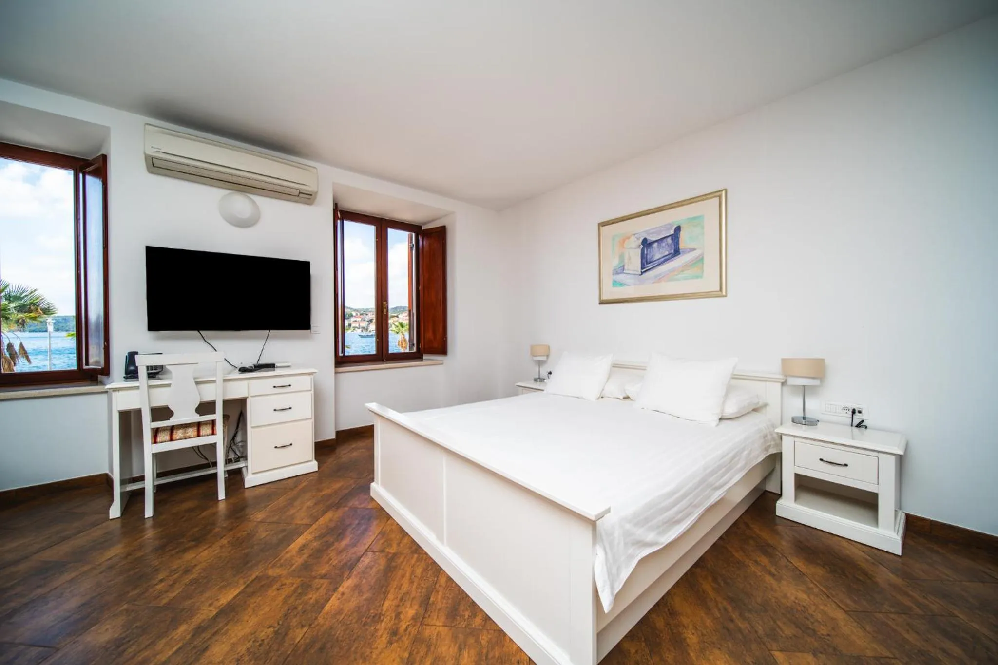 View (from property/room), Bed in Apartments Vila Riva